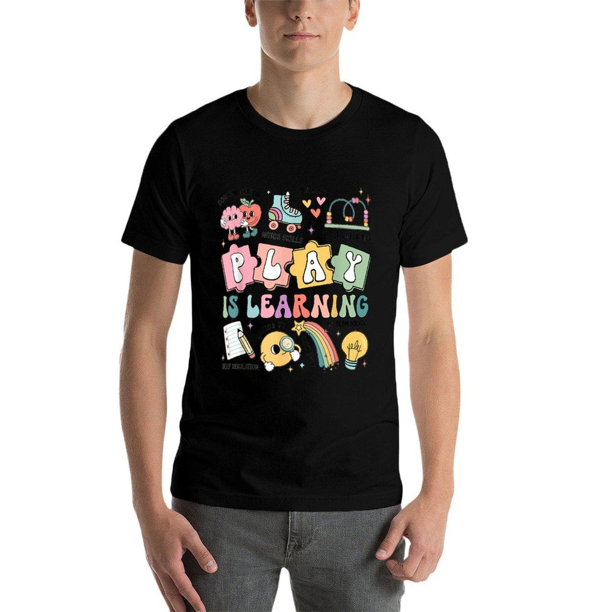 Retro Play Is Learning Kindergarten Teacher Team Women Quick-drying T-Shirt