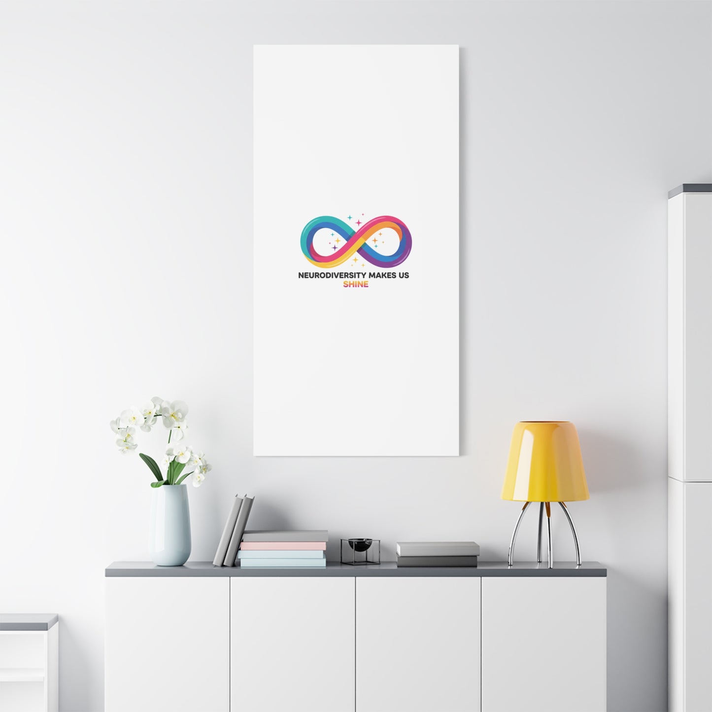 Neurodiversity Makes Us Shine Canvas | Autism Acceptance, Autistic Pride
