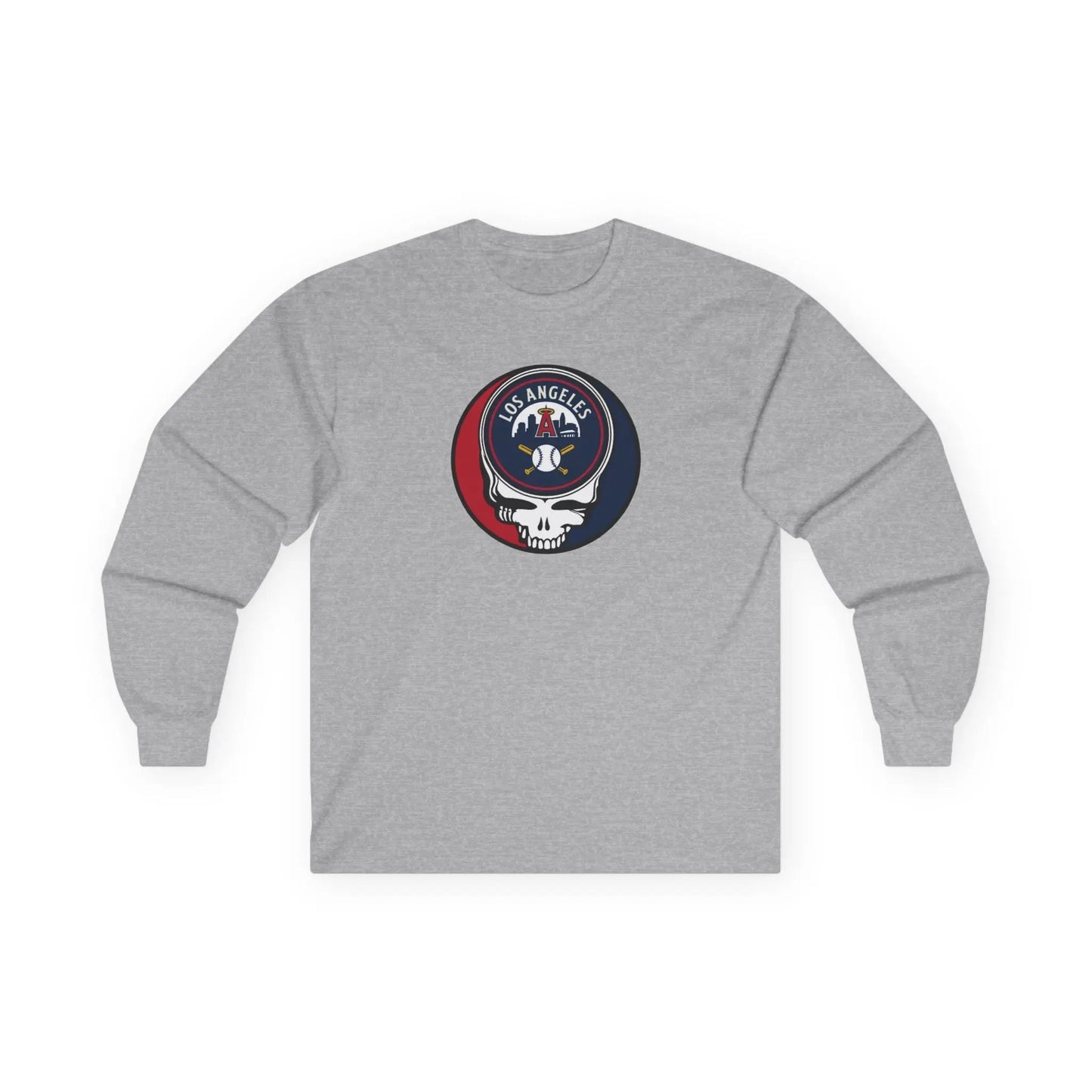 Los Angeles Angels Original Stealie Grateful Dead Long Sleeve Shirt
