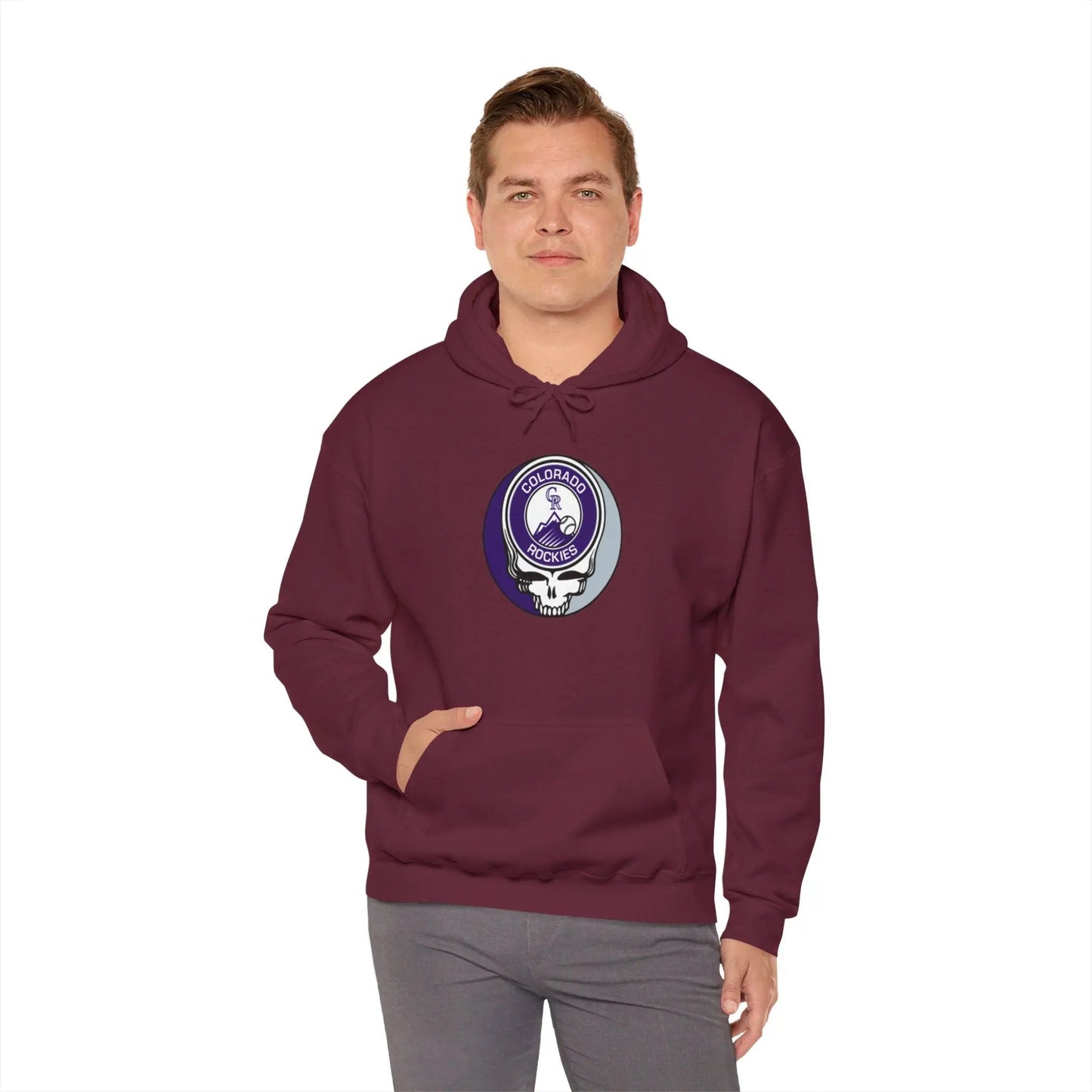 Colorado Rockies Original Stealie × Grateful Dead Hoodie