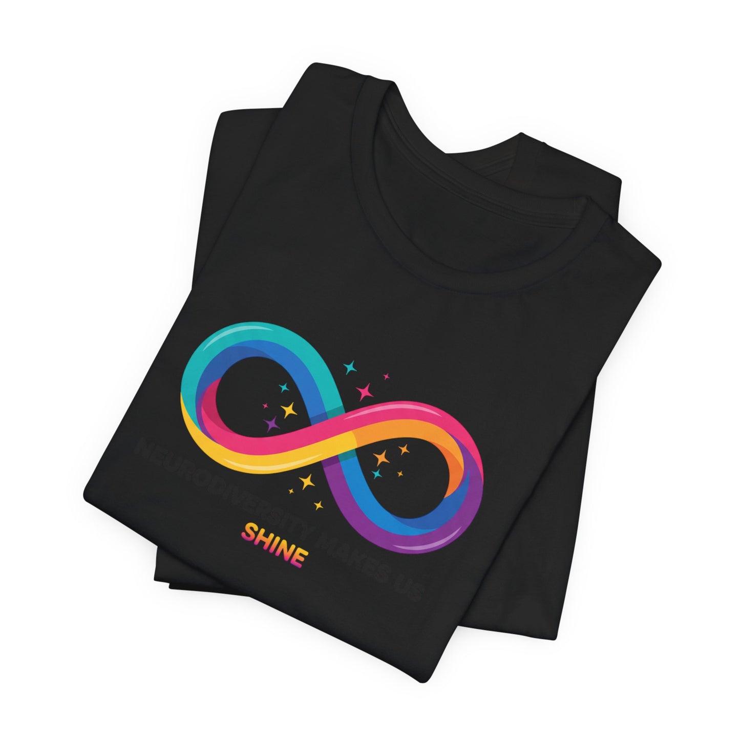 Neurodiversity Makes Us Shine Tee | neurodivergent, autistic pride