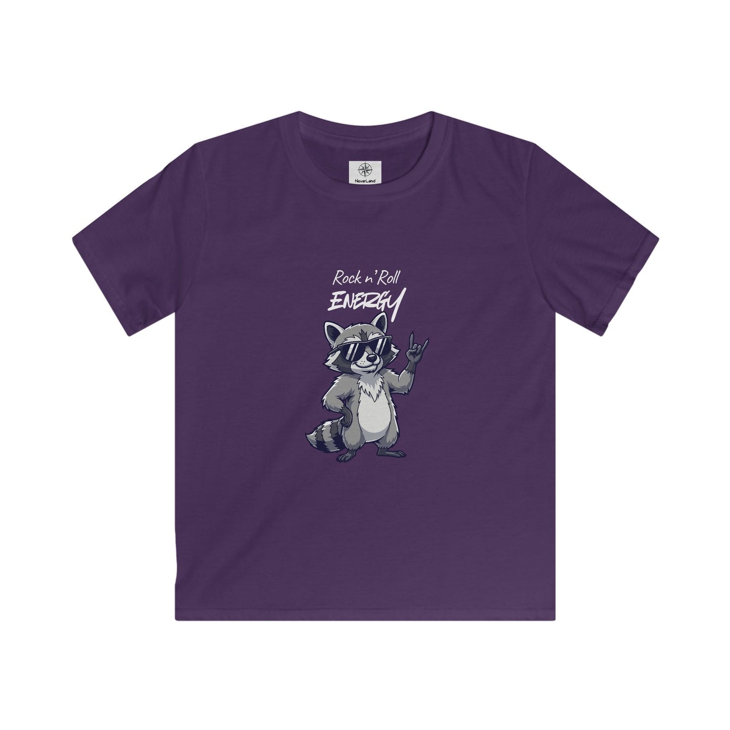 Kids Raccoon "Rock 'n' Roll Energy" Youth Tee - Limited Explorer Drop