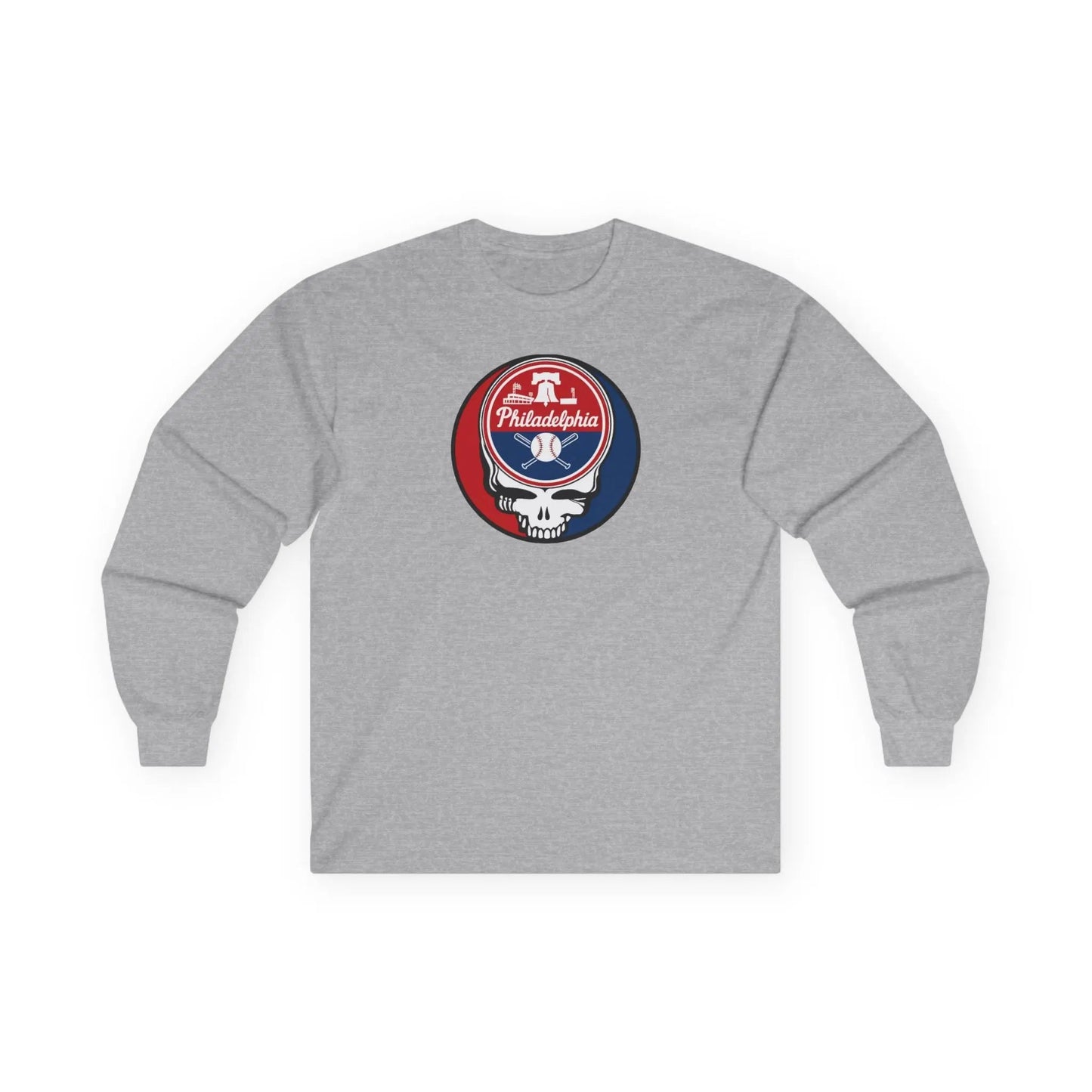 Philadelphia Phillies Original Stealie Grateful Dead Long Sleeve Shirt