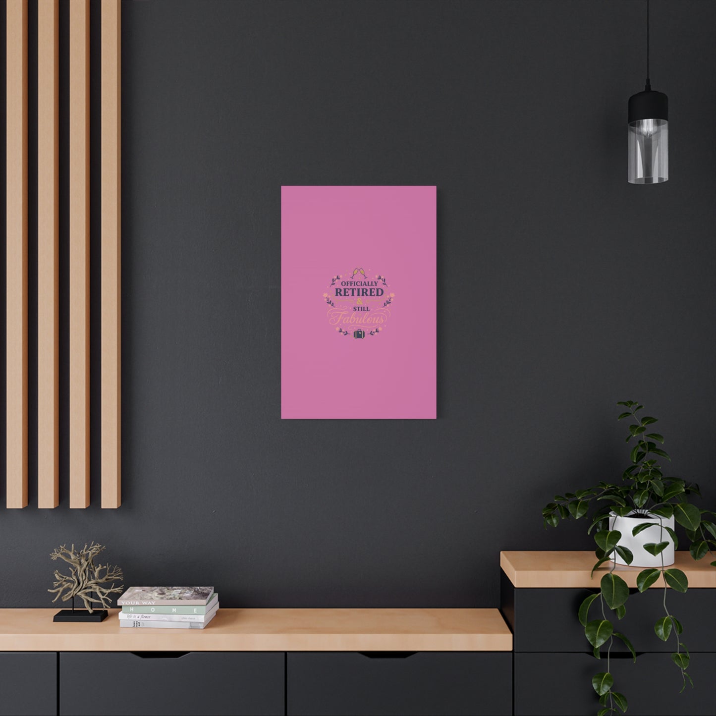 Officially Retired & Still Fabulous Canvas, retirement gifts for women | personalized retirement gifts