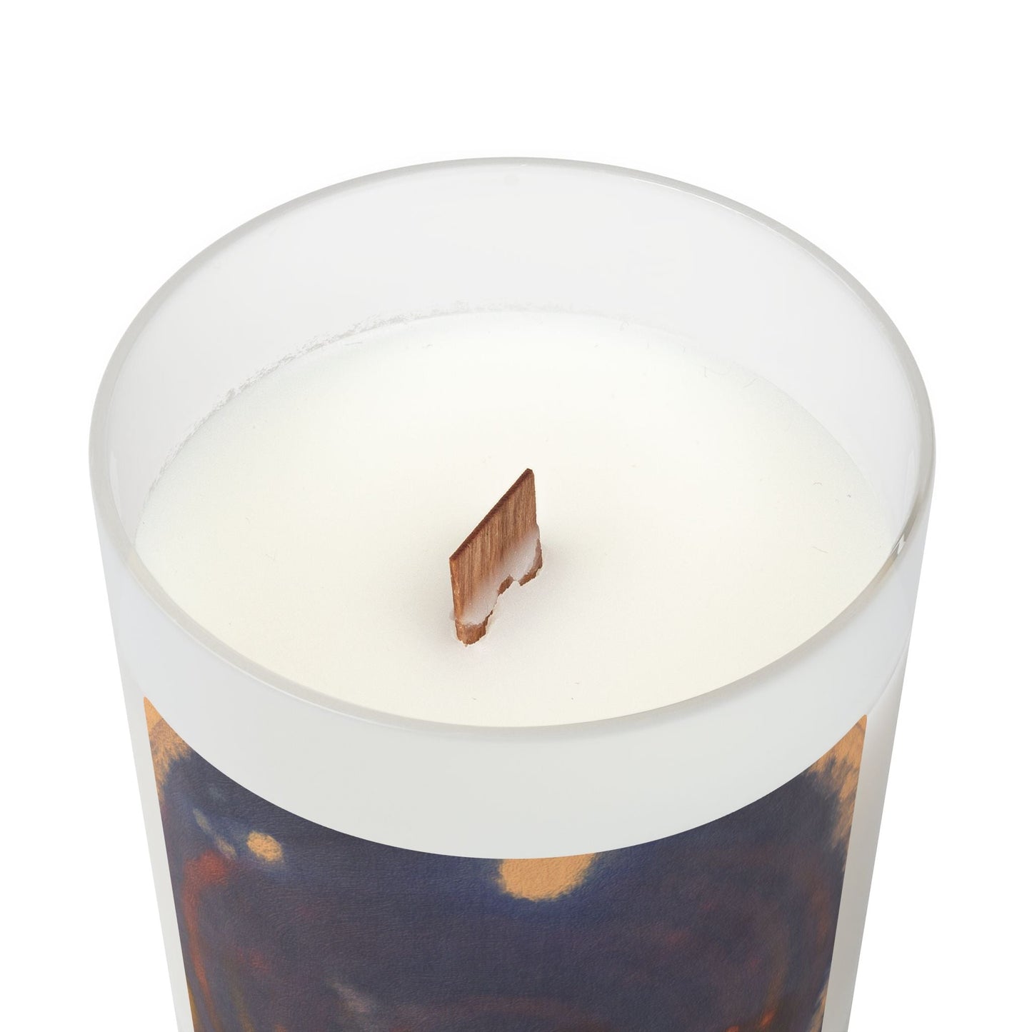 Frosted Glass Candle, 11 oz - "Vintage"