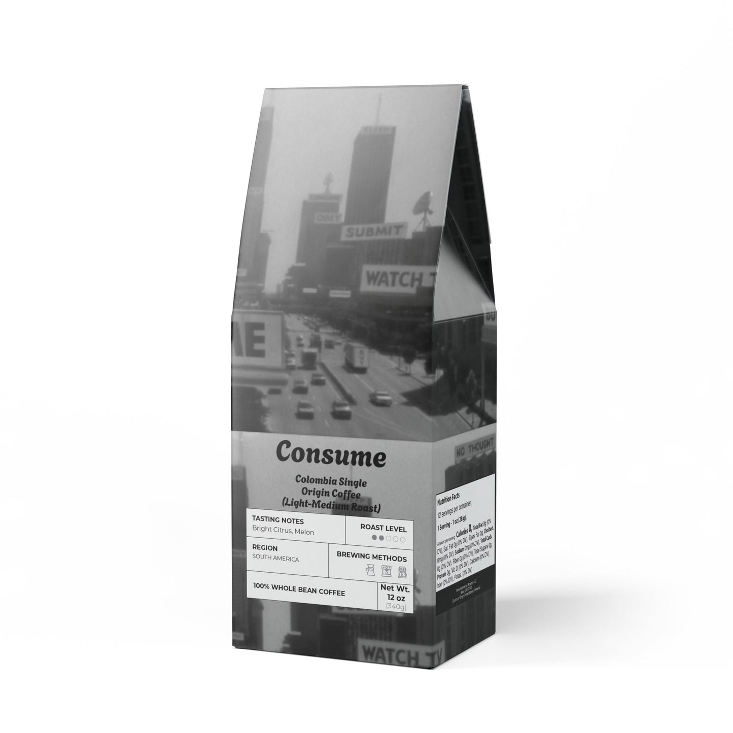 Colombia Single Origin Coffee (Light-Medium Roast) - "They Live"