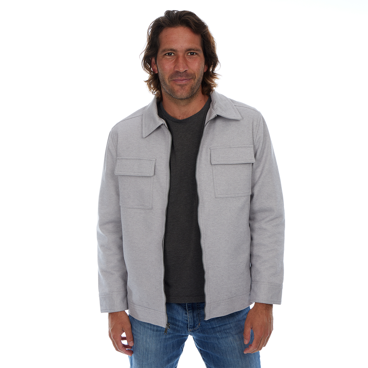 Curtis Zip Up Cargo Jacket