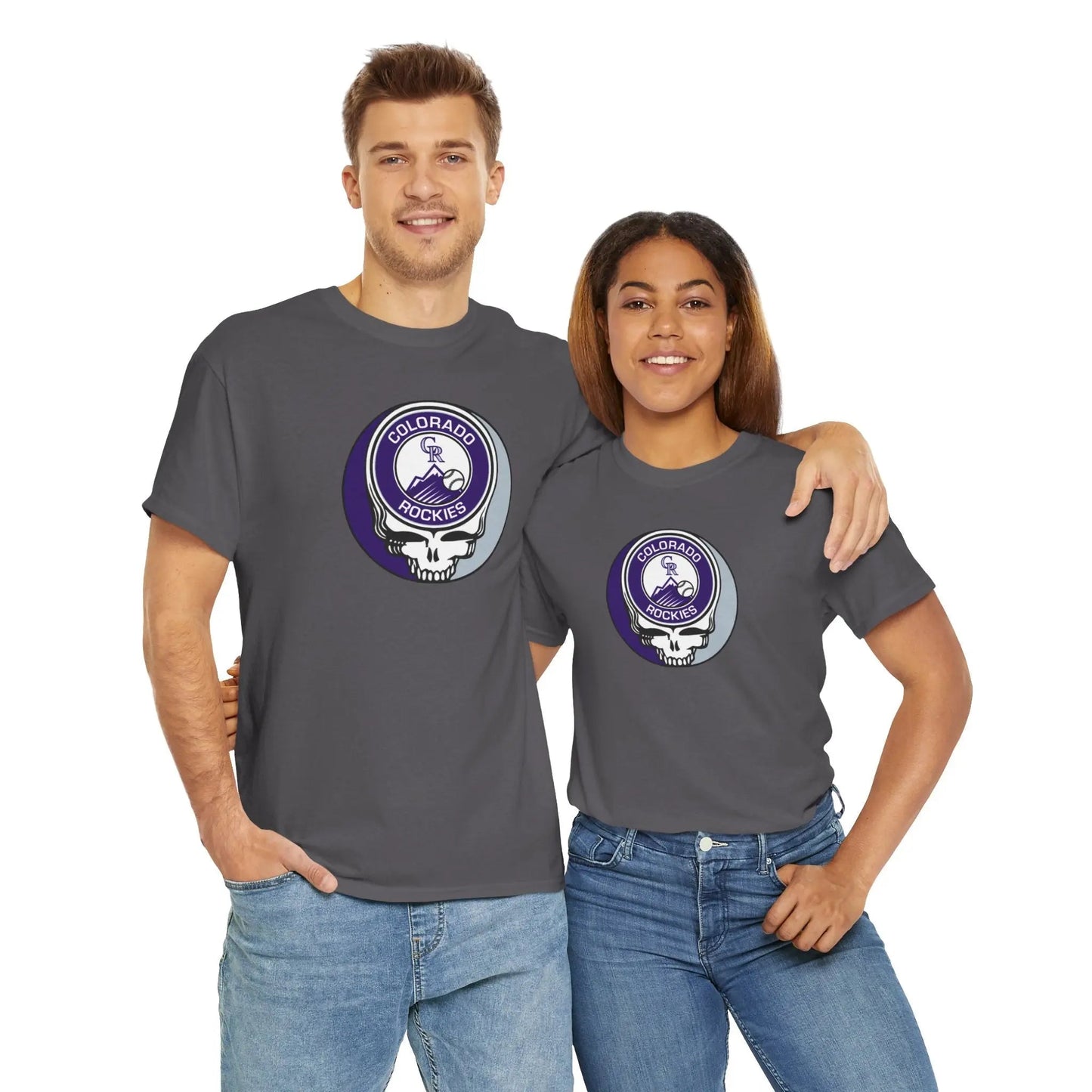 Colorado Rockies Logo Stealie × Grateful Dead Tee