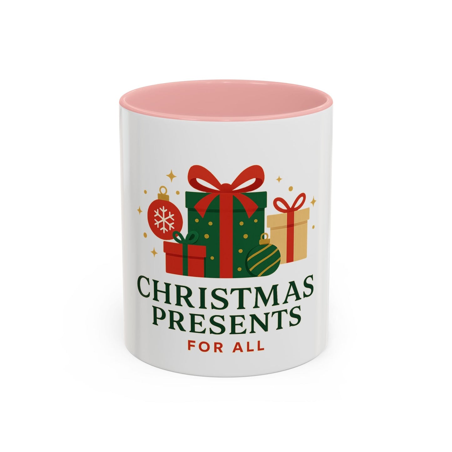Christmas Presents Coffee Mug — Holiday Gift Mug (Accent 11/oz)