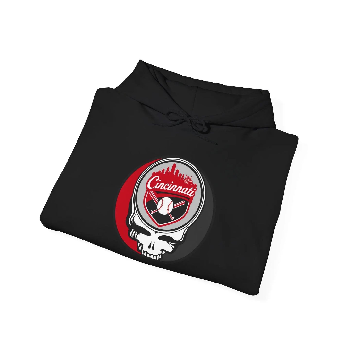 Cincinnati Reds Original Stealie × Grateful Dead Hoodie
