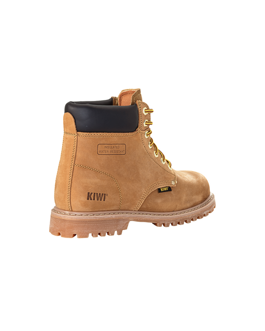 Kiwi Premium Wheat Nubuck 6" Water Resistant Work Boots [R61100]