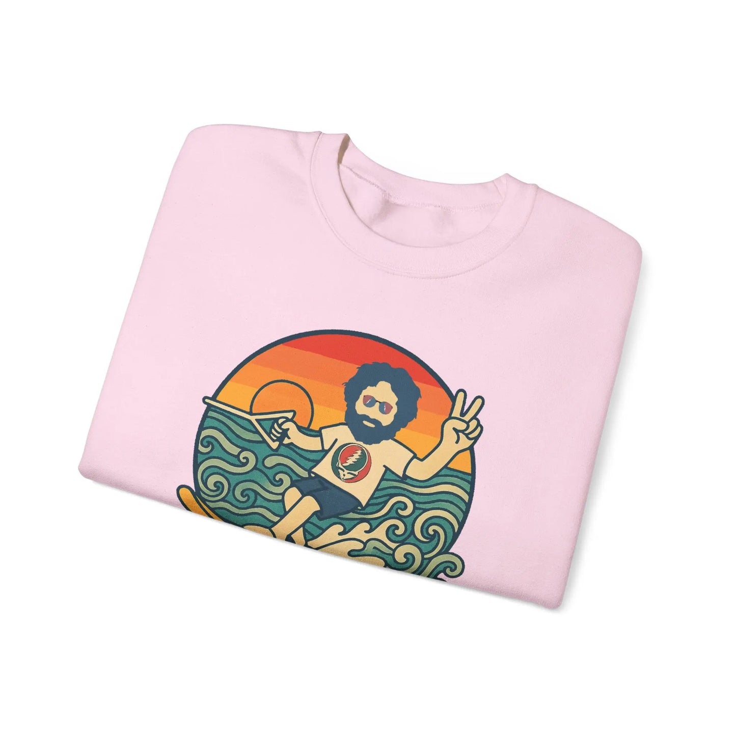 Waterskiin' Jerry Life is dead.® Crewneck | Grateful Dead