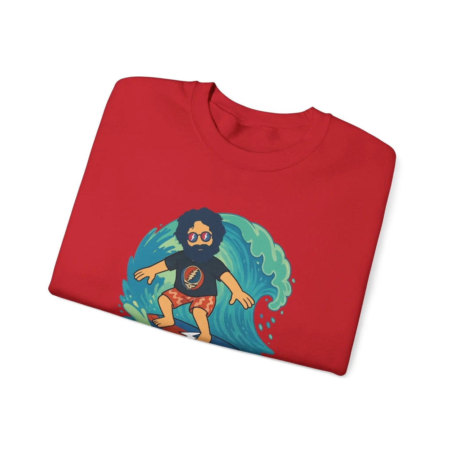 Surfing Jerry Life is dead.® Crewneck | Grateful Dead