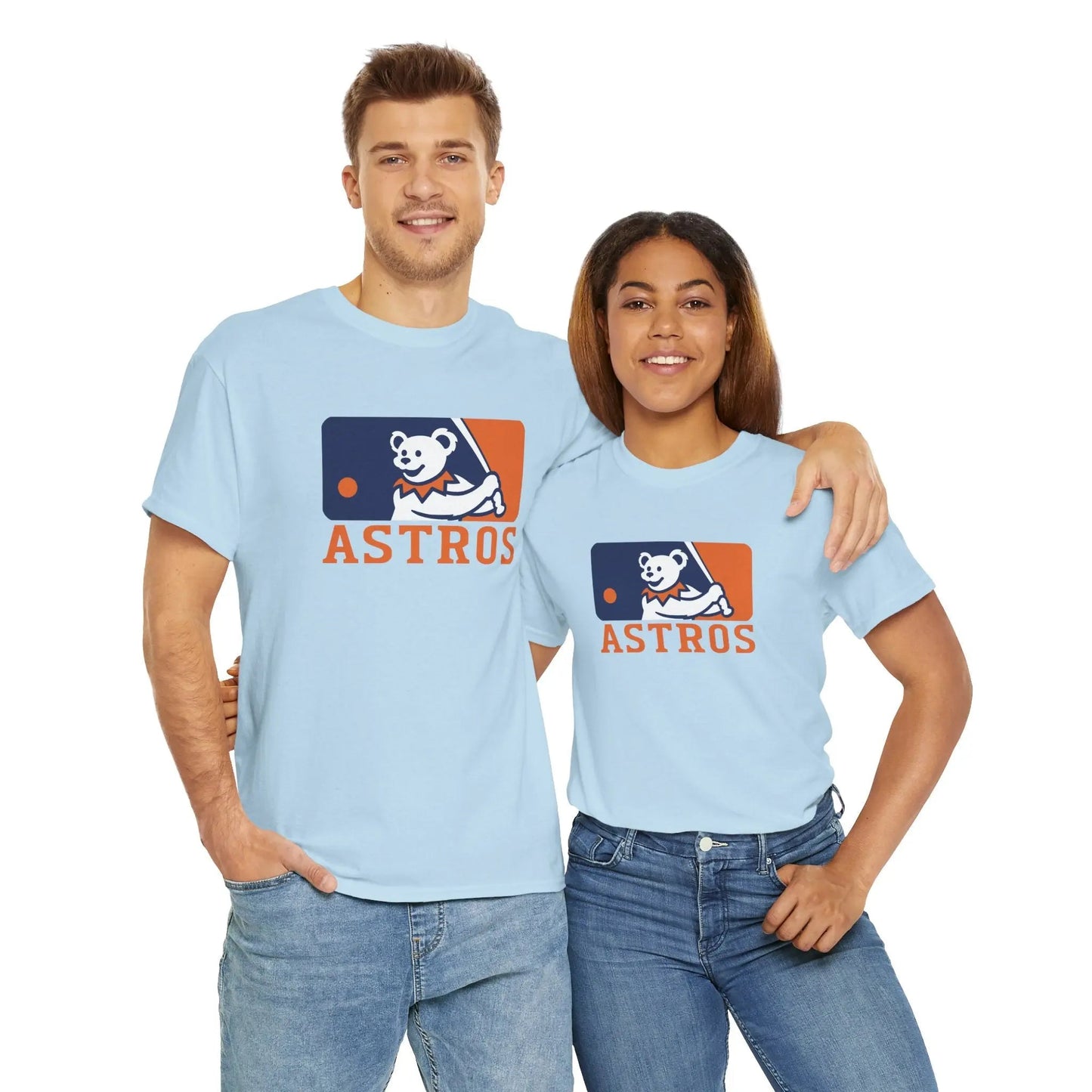 Houston Astros Original Dancing Bear MLB × Grateful Dead Tee