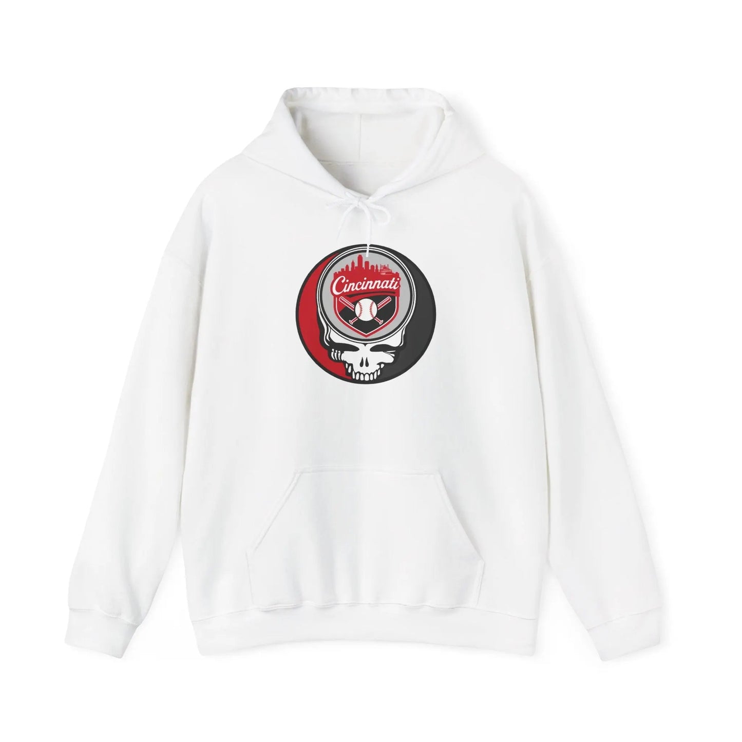 Cincinnati Reds Original Stealie × Grateful Dead Hoodie