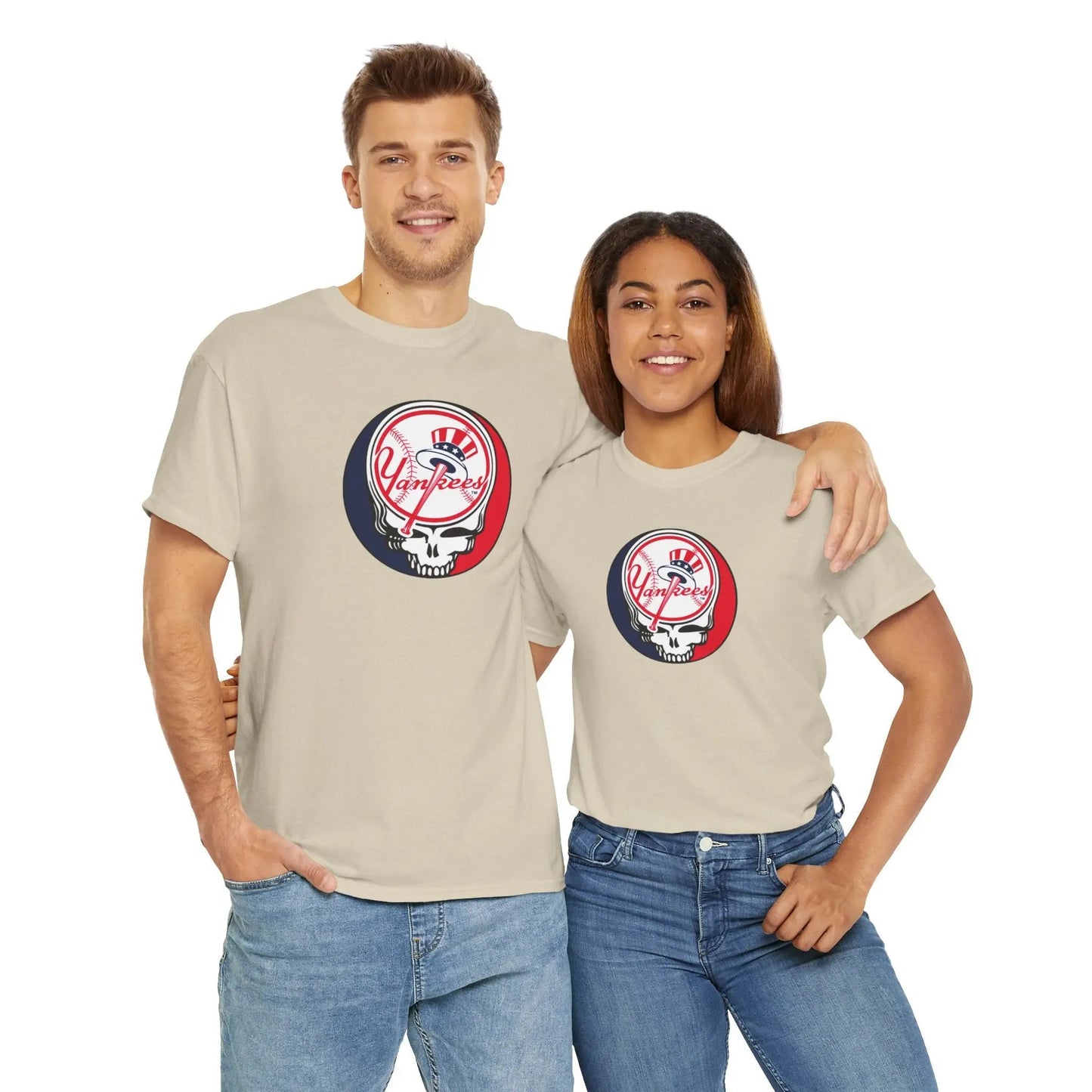 New York Yankees Logo Stealie × Grateful Dead Tee