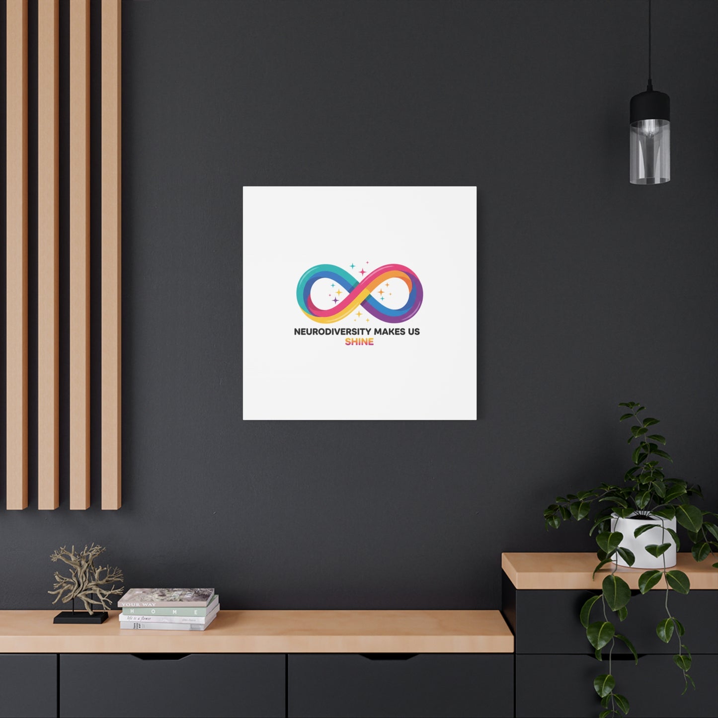 Neurodiversity Makes Us Shine Canvas | Autism Acceptance, Autistic Pride