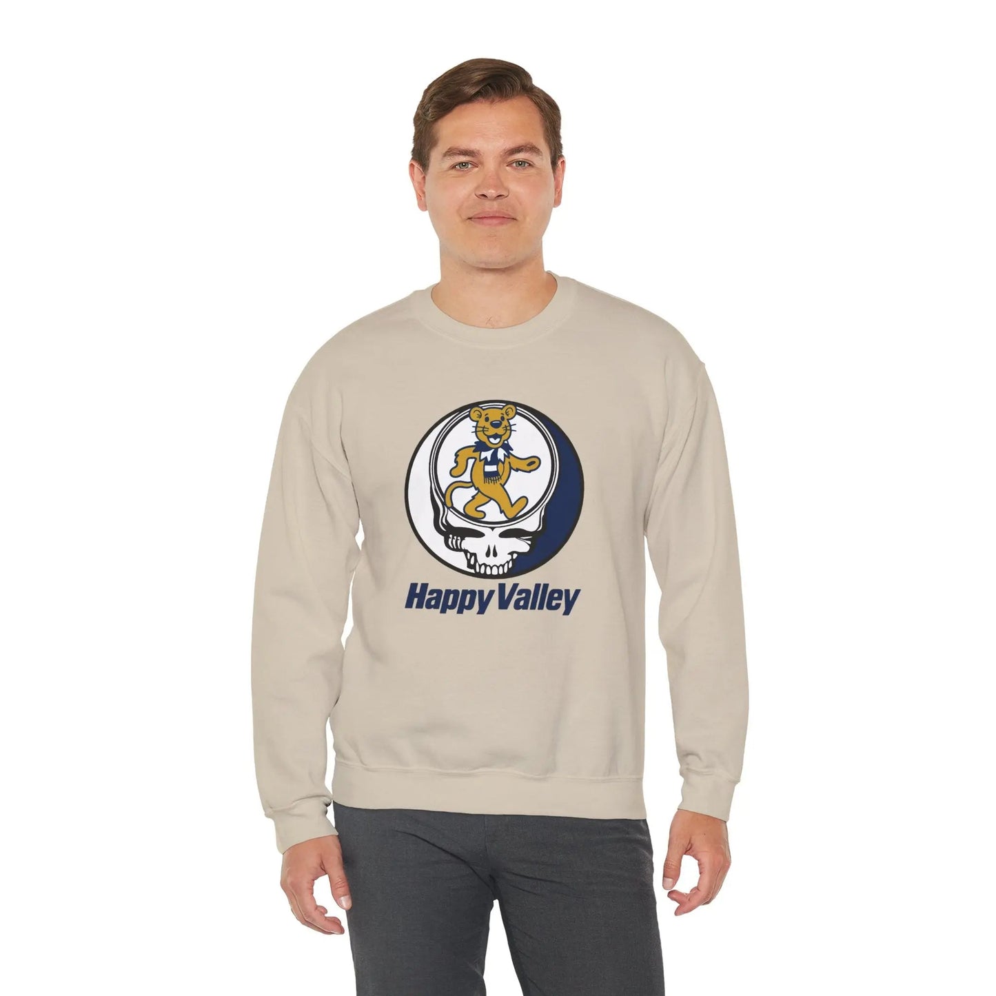 Happy Valley Dancing Lion Stealie Crewneck | Grateful Dead