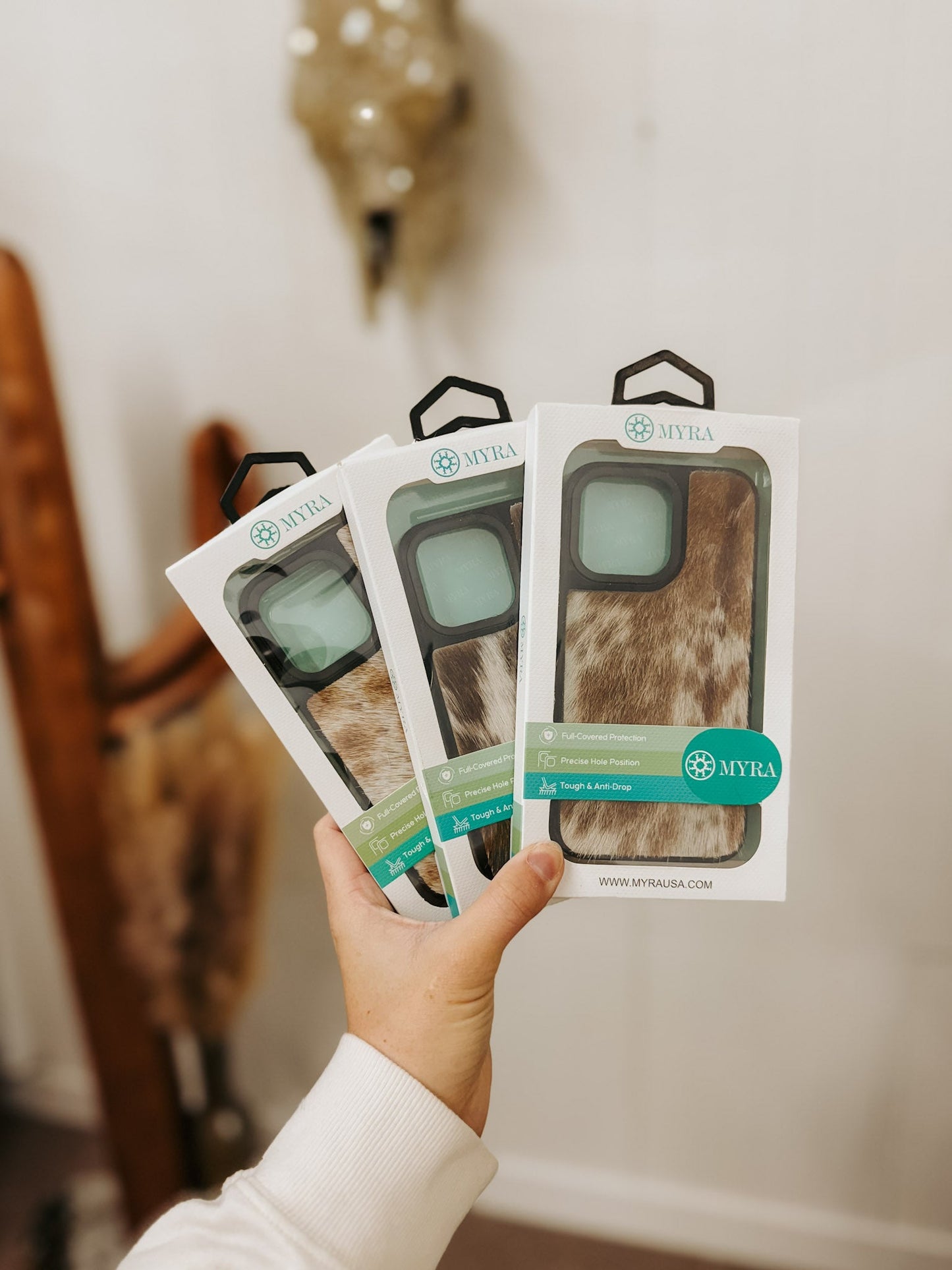 Cowhide iPhone Case