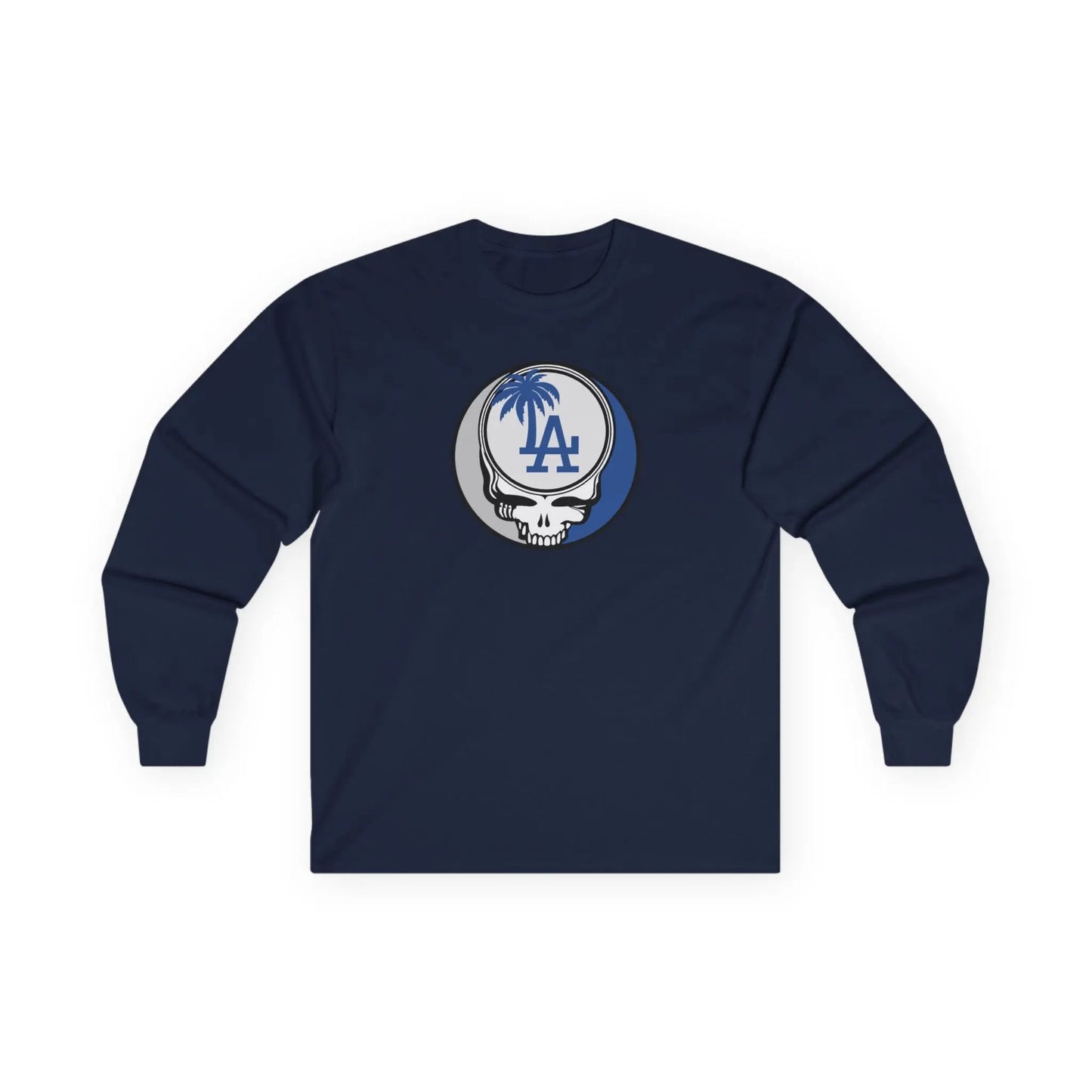 Los Angeles Dodgers Original Stealie Grateful Dead Long Sleeve Shirt