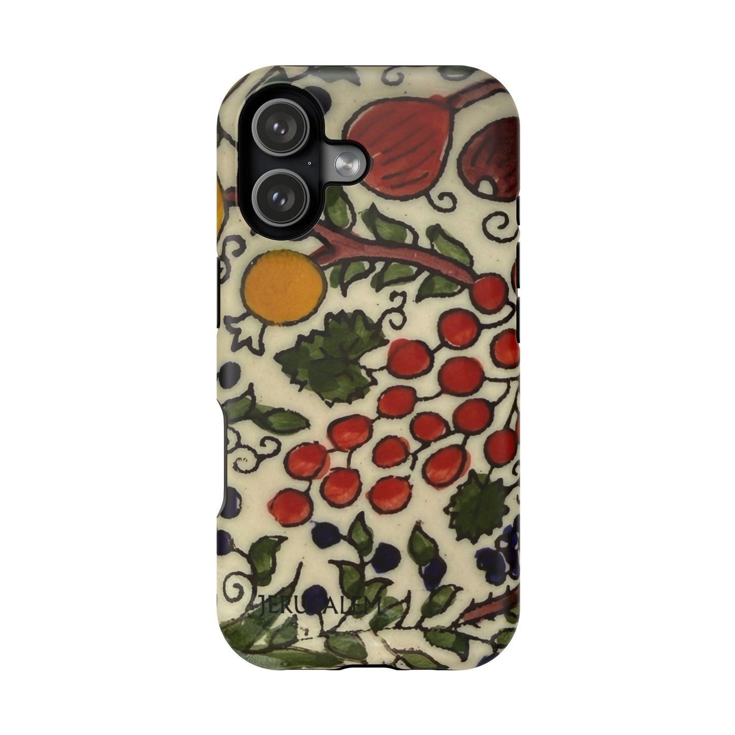 Jerusalem City Fruits Design Iphone Magnetic Tough Case