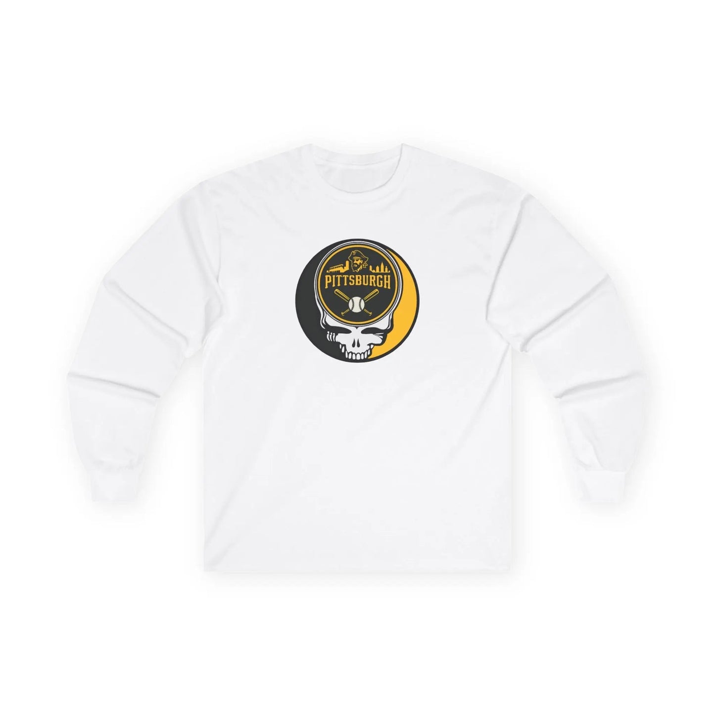 Pittsburgh Pirates Original Stealie Grateful Dead Long Sleeve Shirt