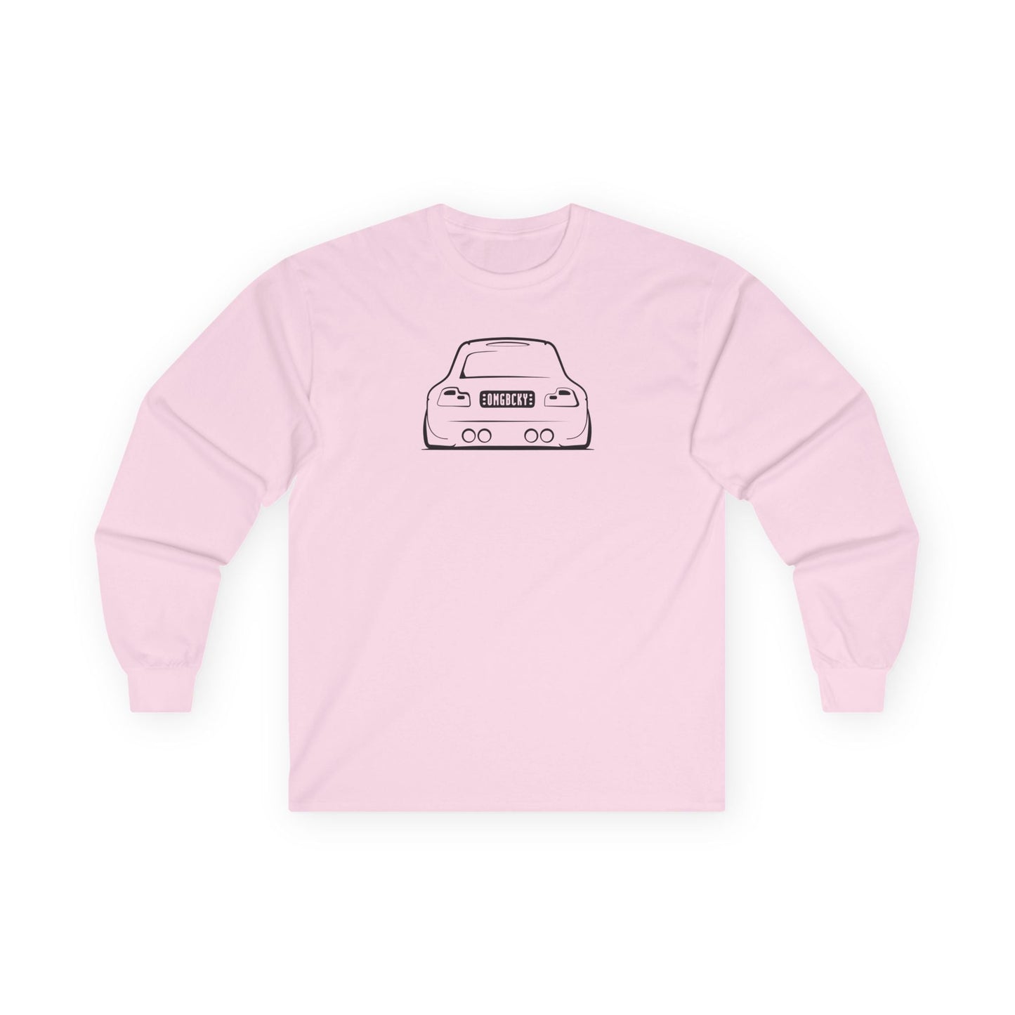 OMGBCKY Black Coupe Silhouette Long Sleeve Tee - Unisex Gildan Classic Ultra Cotton Long Sleeve T-Shirt