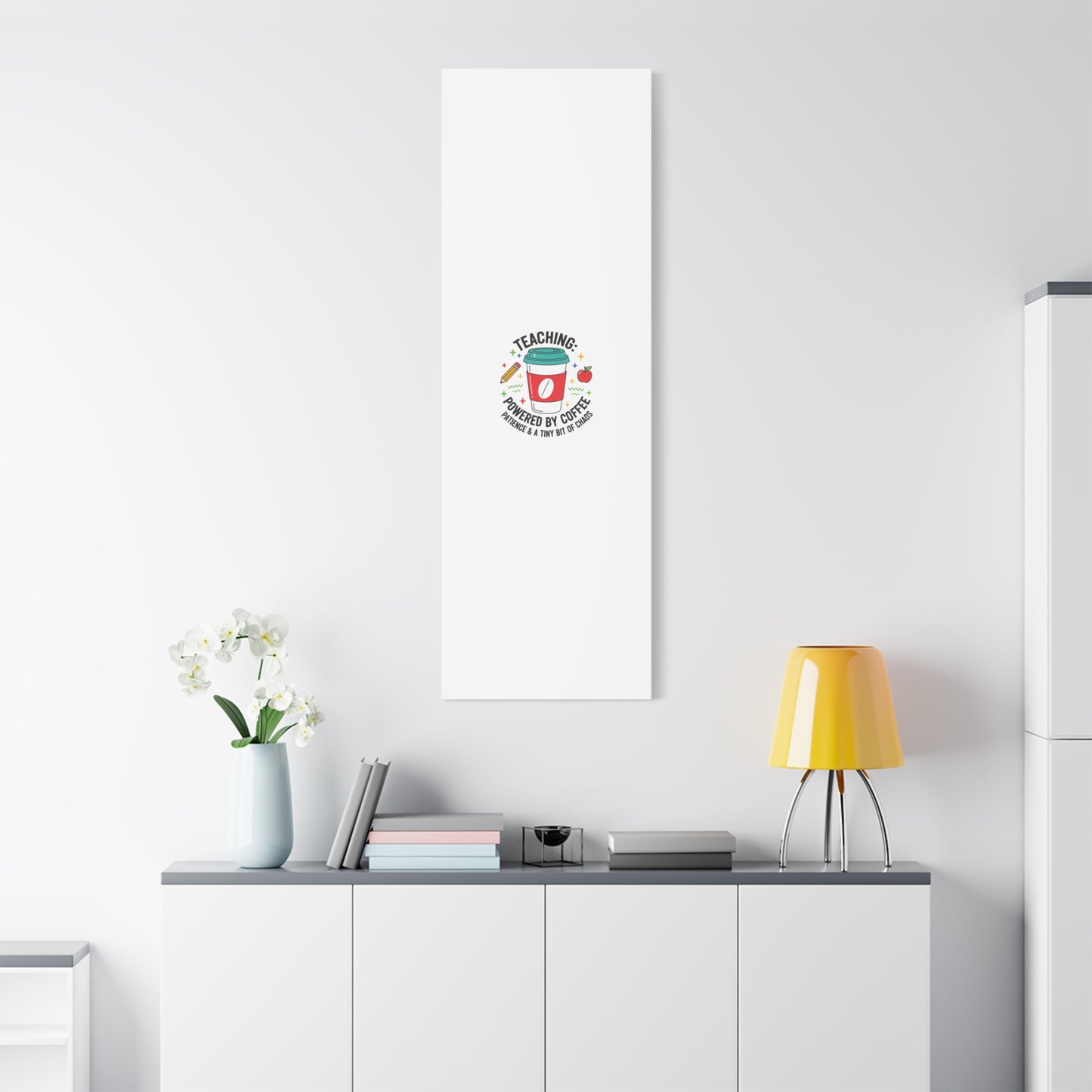 Teaching Powered by Coffee Canvas, Teacher Appreciation Gifts | Teacher Life, Classroom Humor