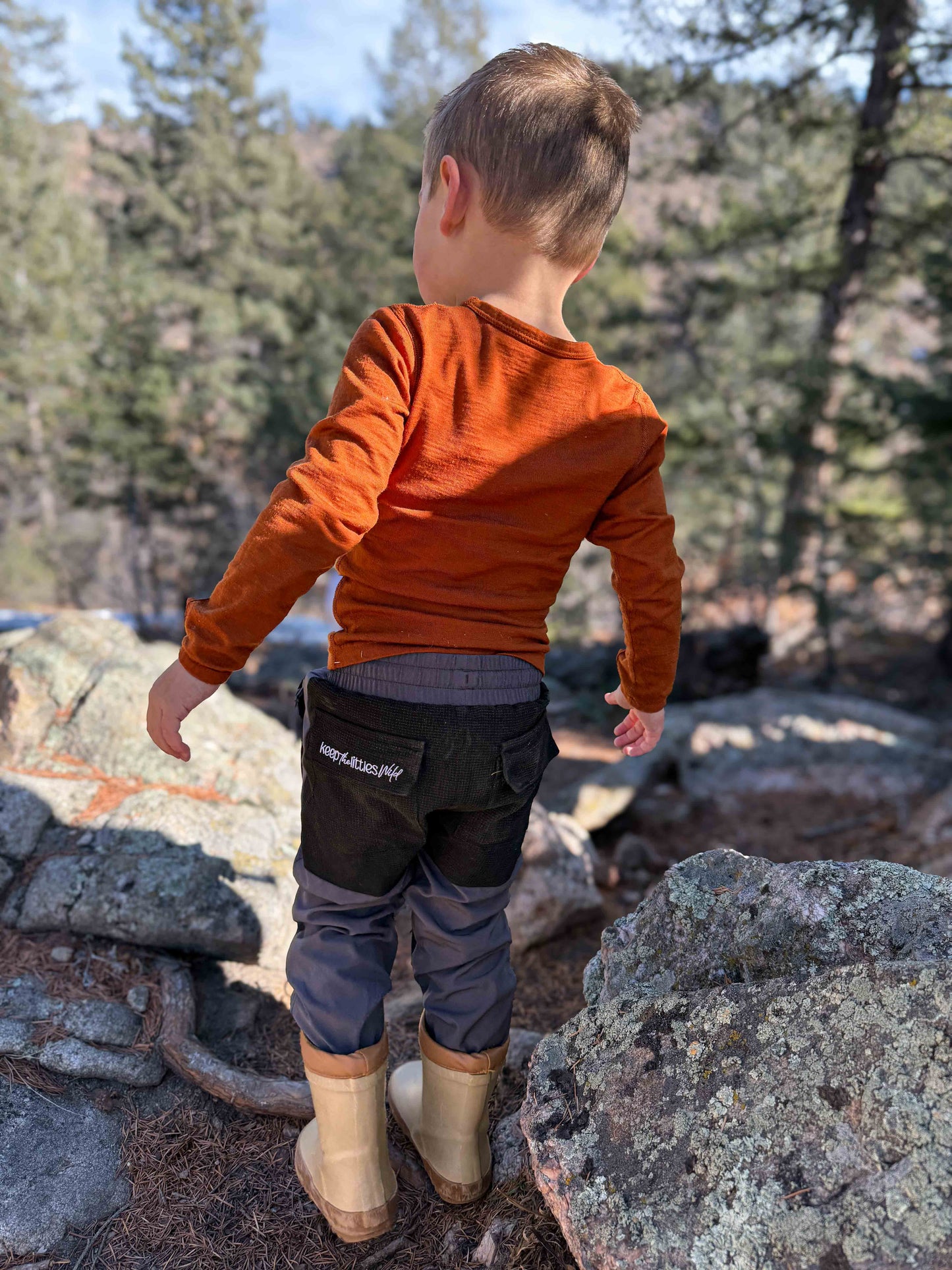 Hiking pants- water resistant grey