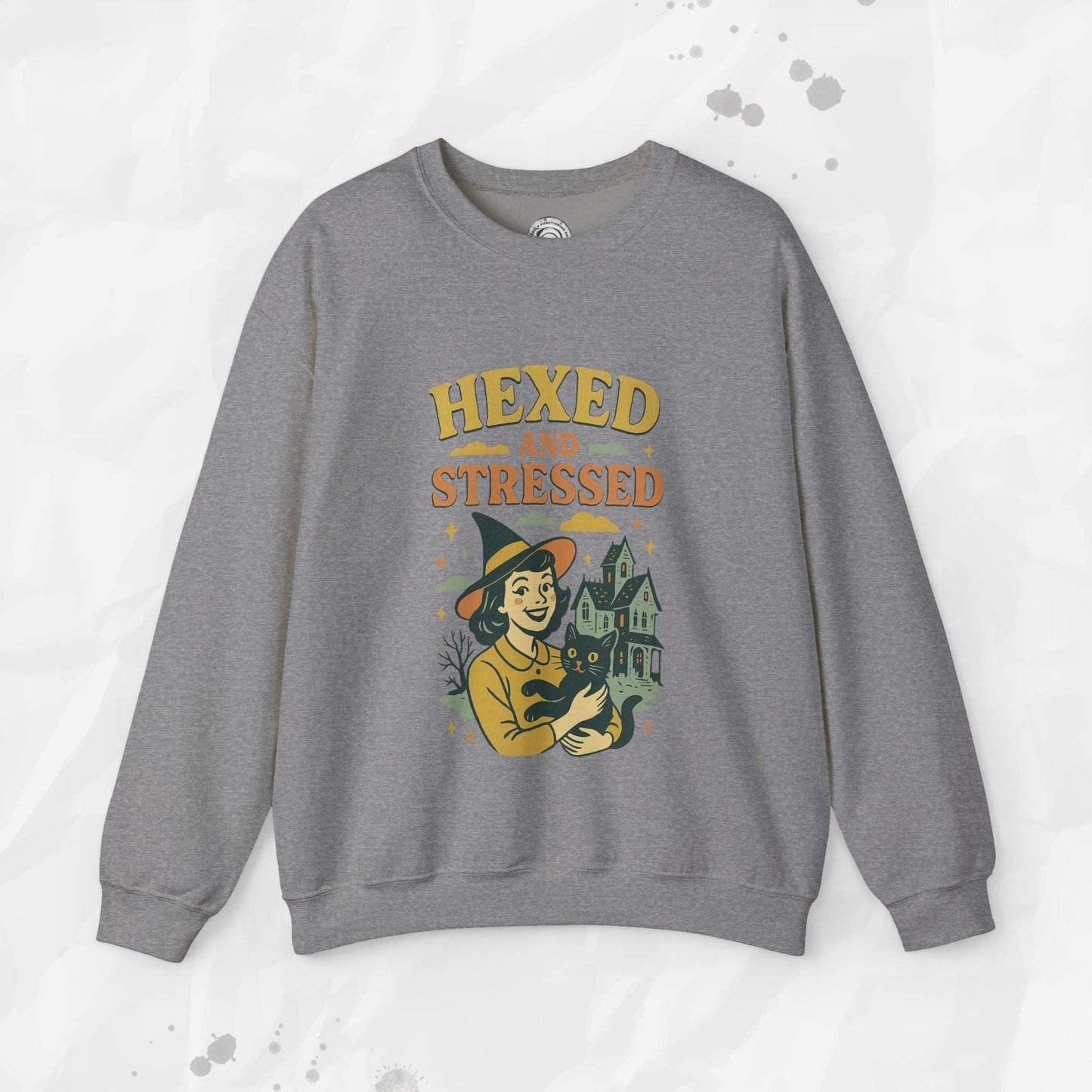 Hexed and Stressed – Crewneck Sweatshirt