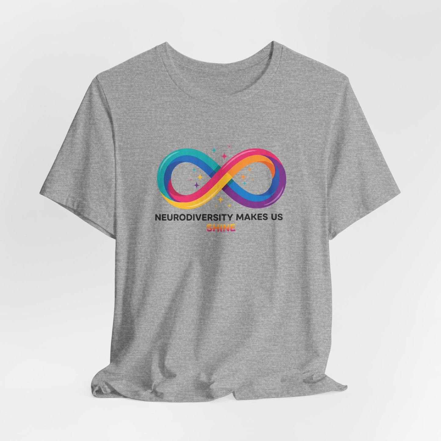 Neurodiversity Makes Us Shine Tee | neurodivergent, autistic pride