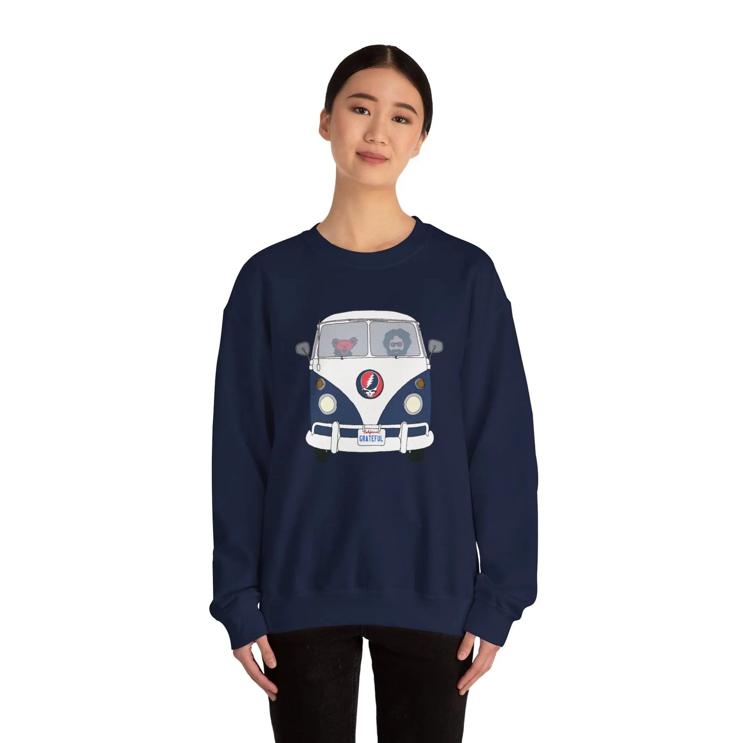 Jerry's Takin' The Bus Life is dead.® Crewneck | Grateful Dead