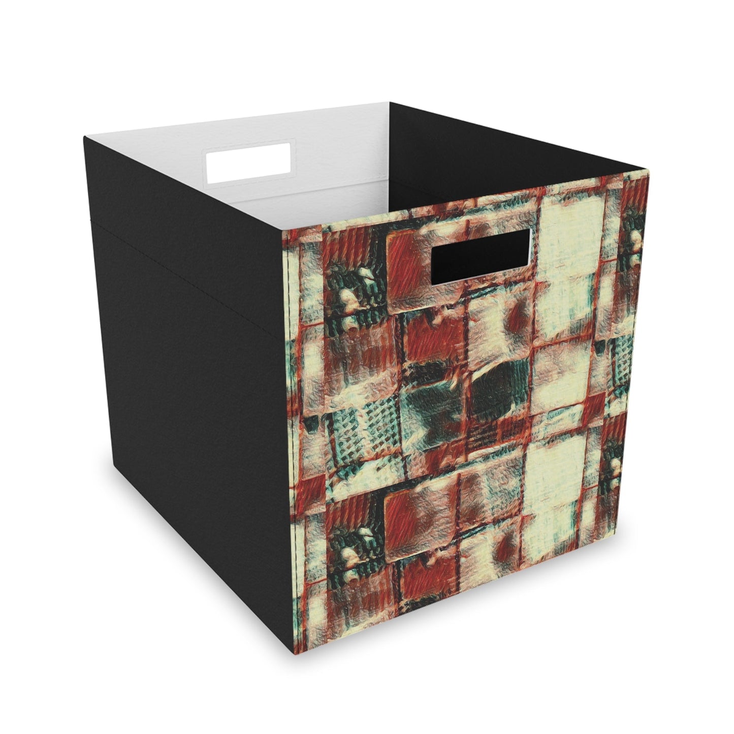 Felt Storage Box - Square Dance