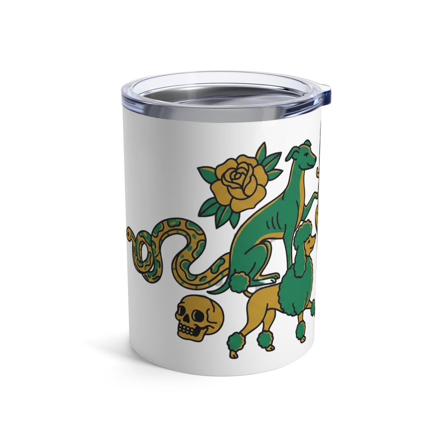 Tattoo Parlor Pups - Loyal to the Bone 12oz Short Tumbler