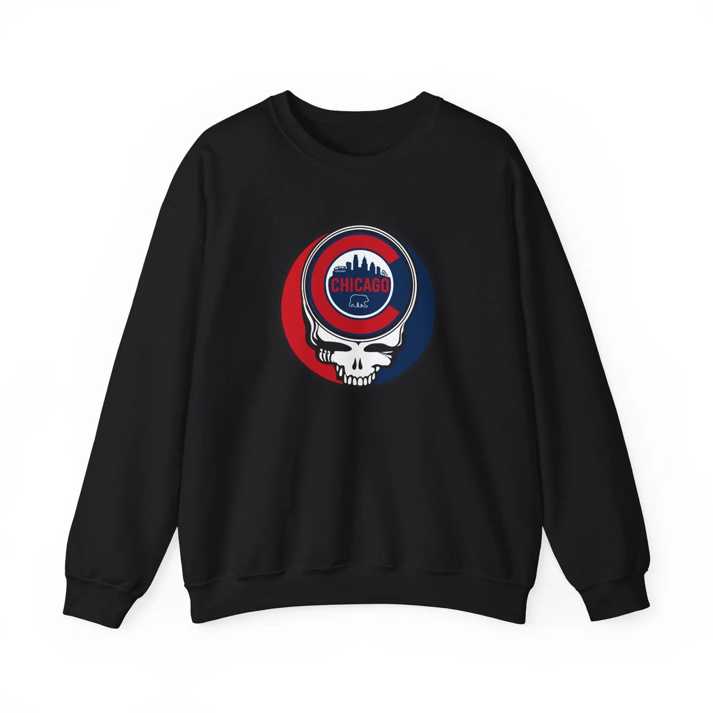 Chicago Cubs Original Stealie × Grateful Dead Crewneck