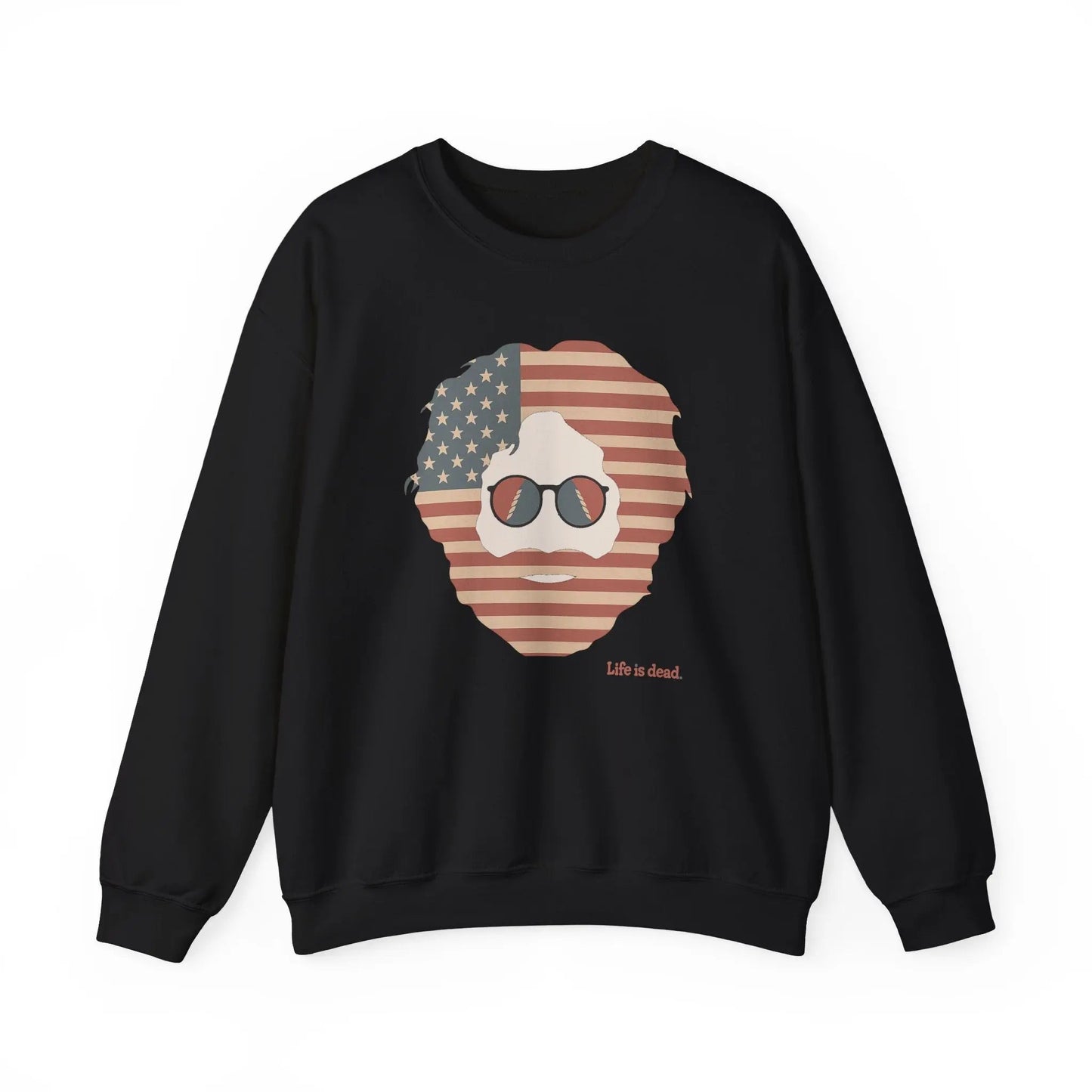 Stars & Stripes Jerry | Life is dead.® Crewneck | Grateful Dead