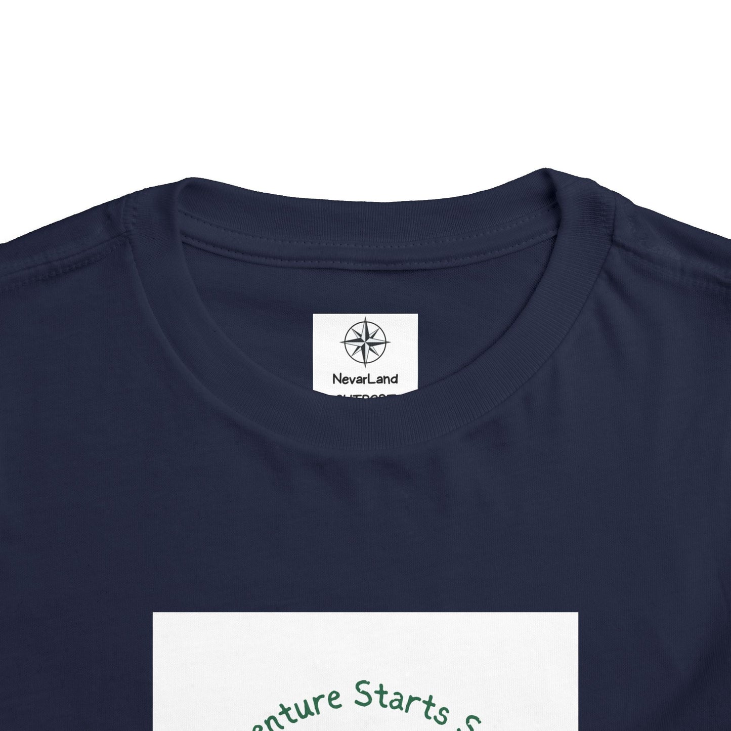 "Adventure Starts Small" Woodland Camper Graphic - Toddler Tee