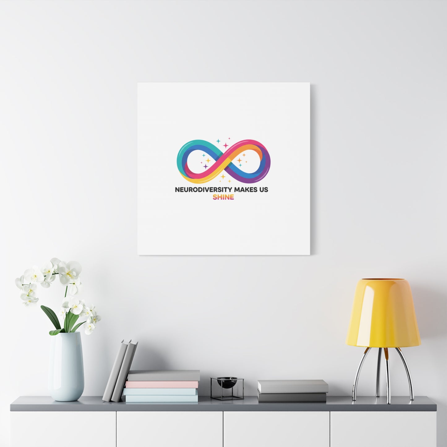 Neurodiversity Makes Us Shine Canvas | Autism Acceptance, Autistic Pride