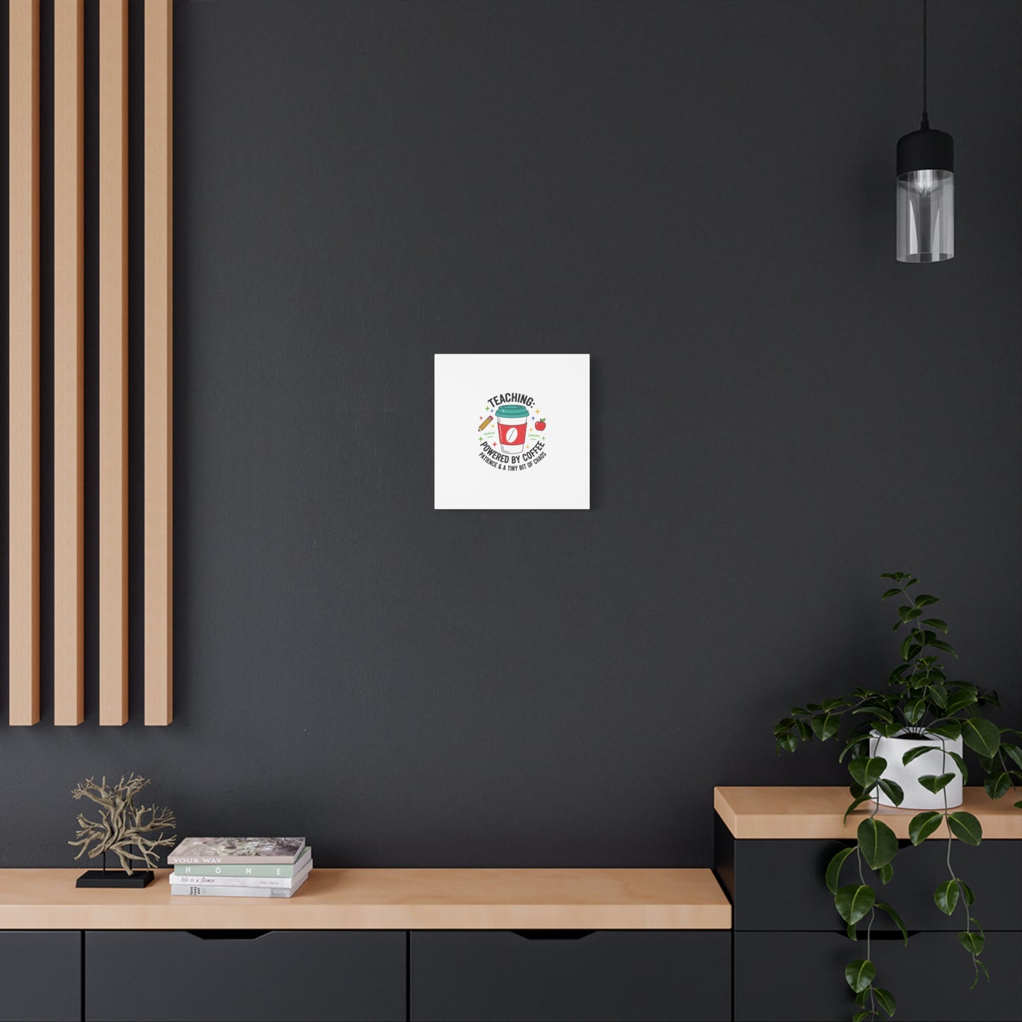Teaching Powered by Coffee Canvas, Teacher Appreciation Gifts | Teacher Life, Classroom Humor
