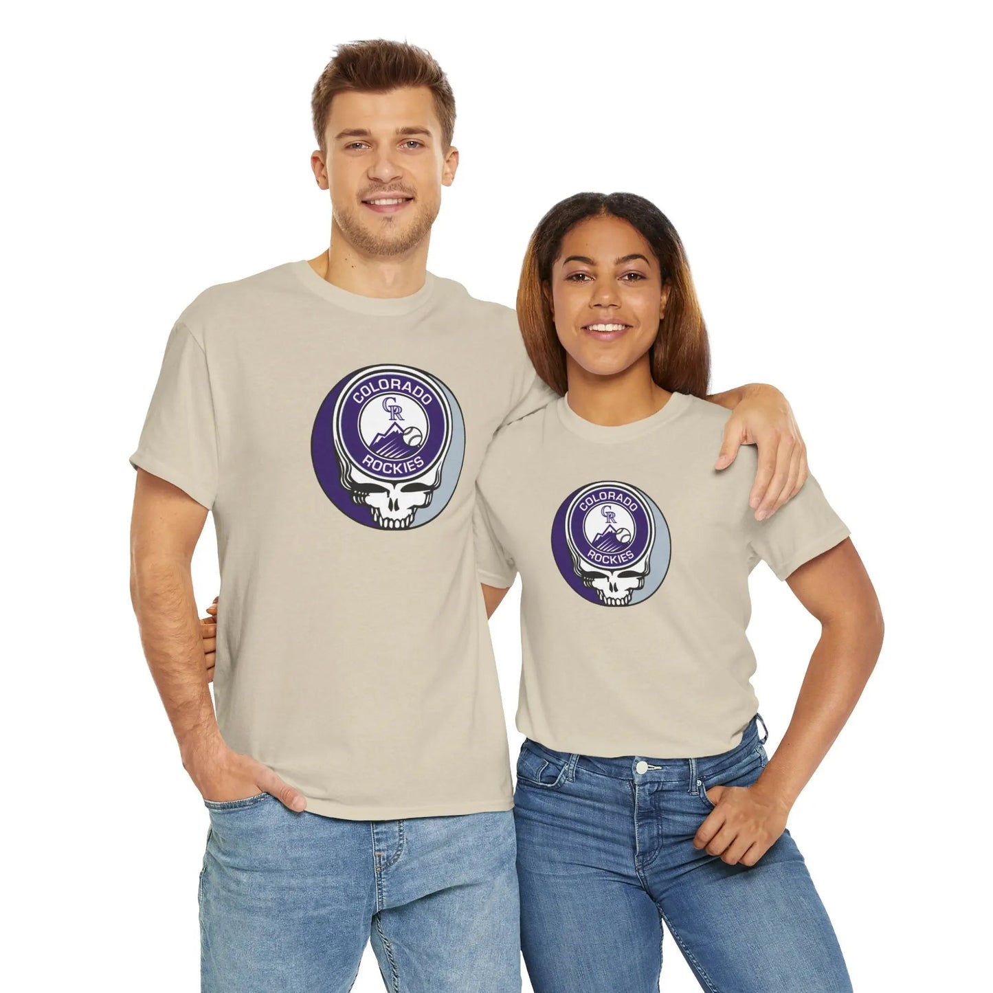 Colorado Rockies Logo Stealie × Grateful Dead Tee