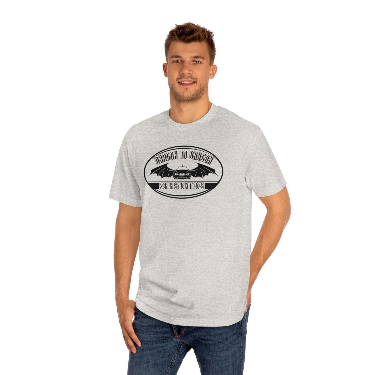 Schuh Syndikat Dragon to Dragon 2025 Light Color Tee - Unisex American Apparel Classic T-Shirt