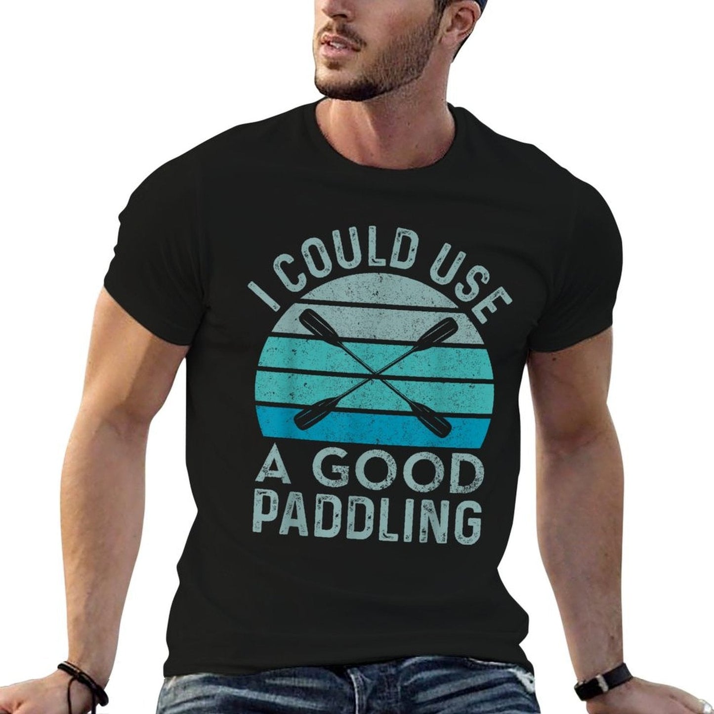 I Need A Good Paddling Funny Kayak Kayaking  High-quality Stitching T-Shirt