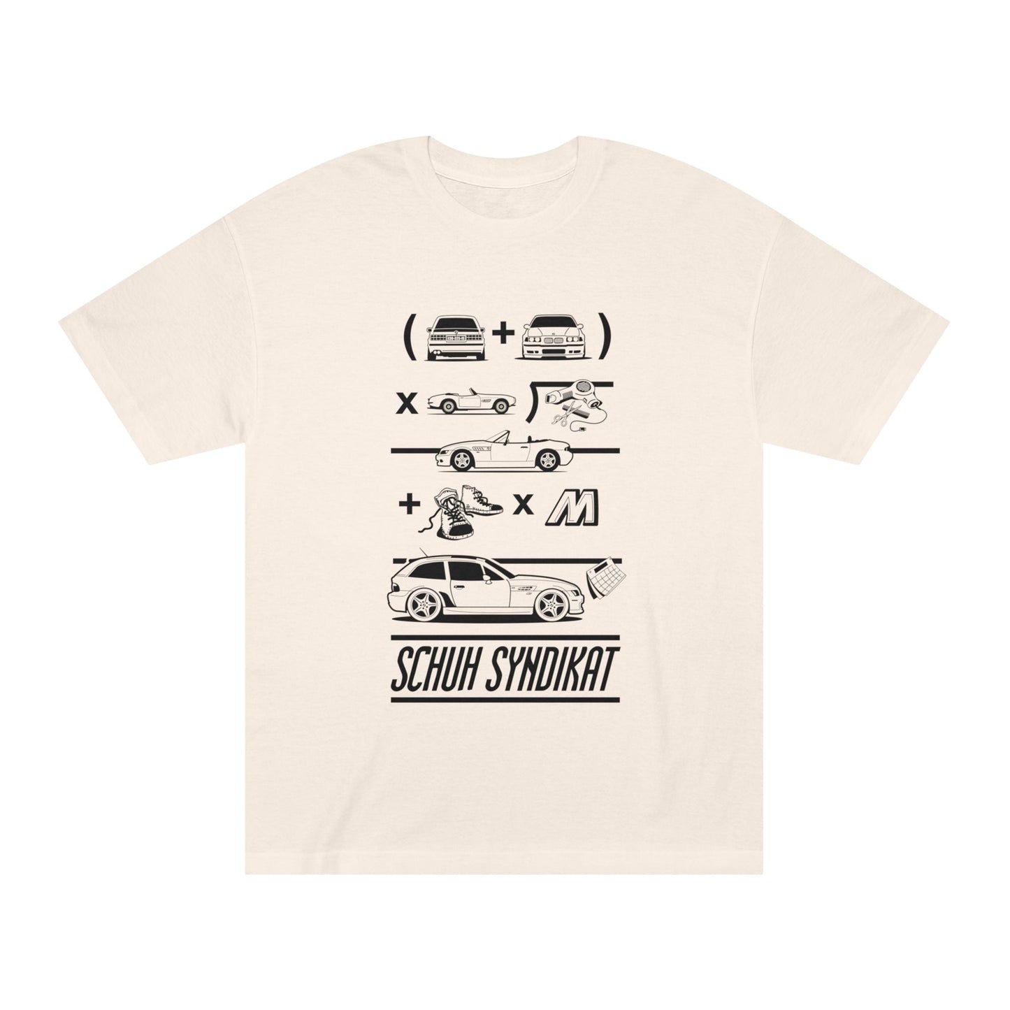 Schuh Syndikat, Clownshoe Math Tee - Unisex American Apparel Classic T-Shirt