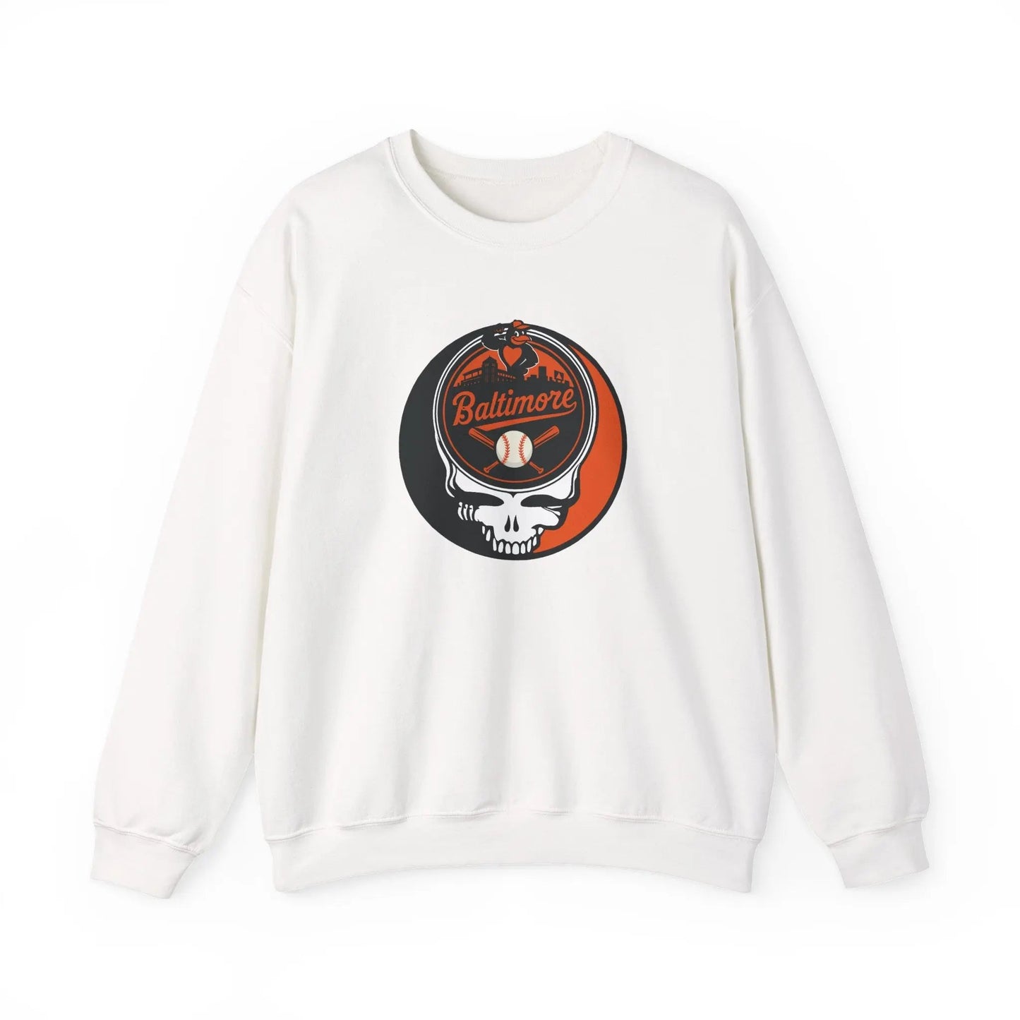 Baltimore Orioles Original Stealie × Grateful Dead Crewneck