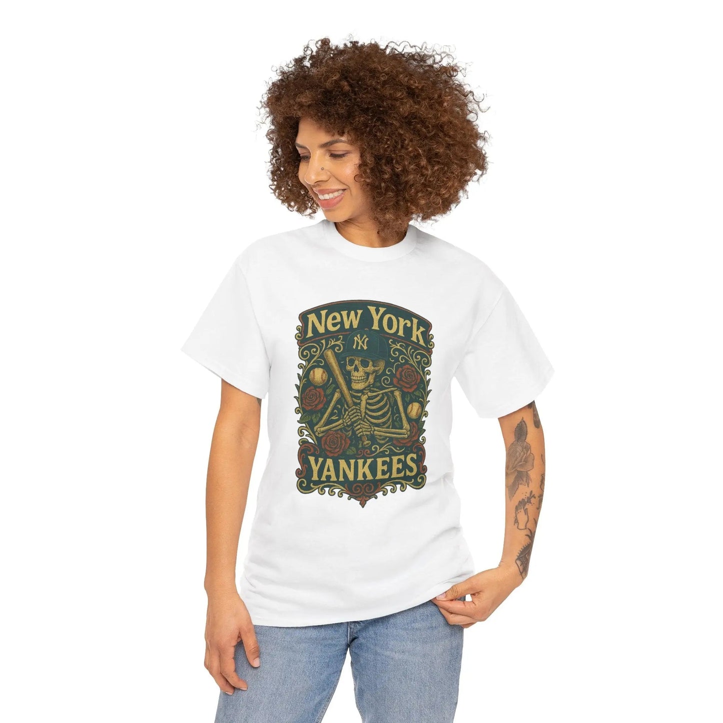 New York Yankees Original × Grateful Dead Tee