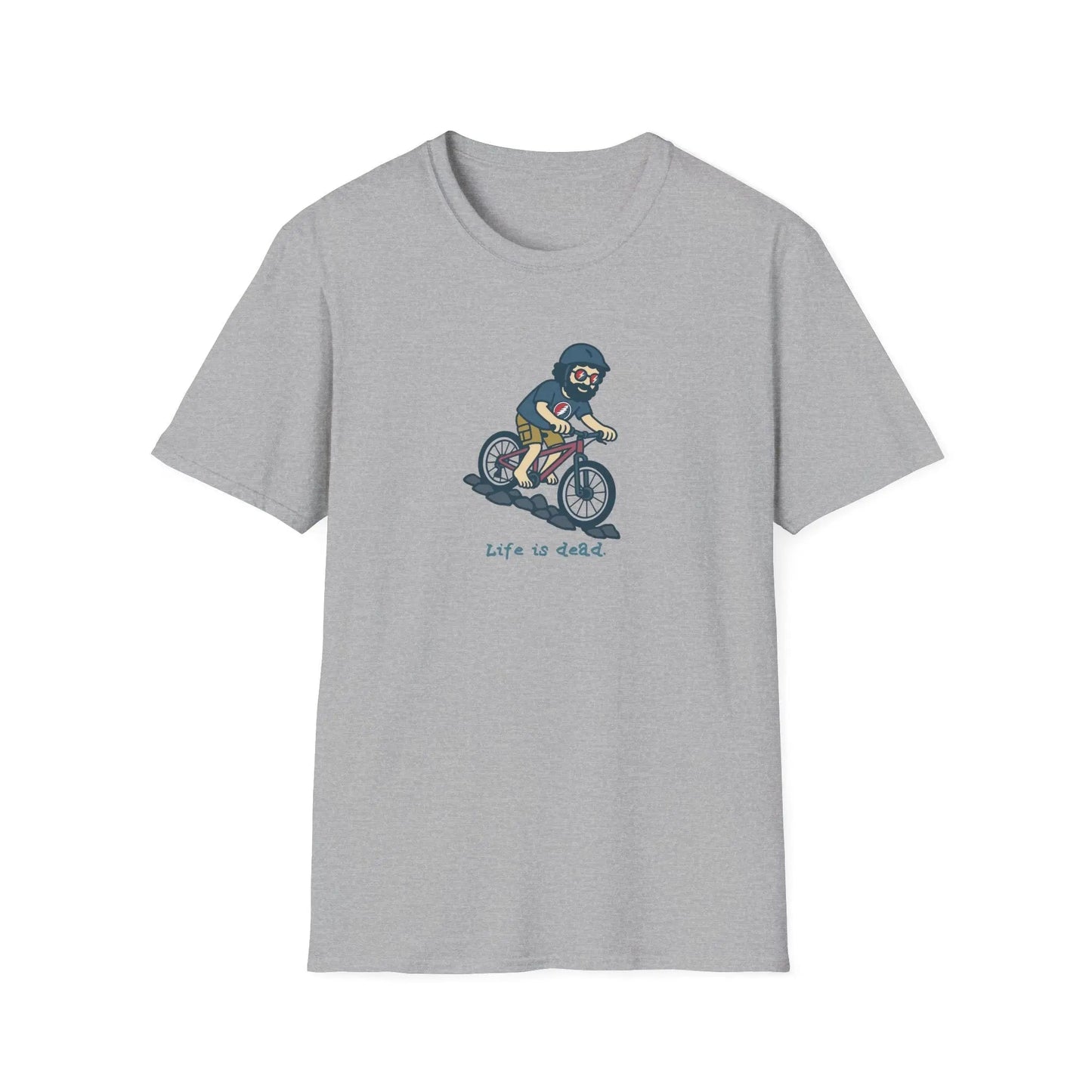 Mountain Bikin' Jerry - Life is dead.® × Grateful Dead Tee