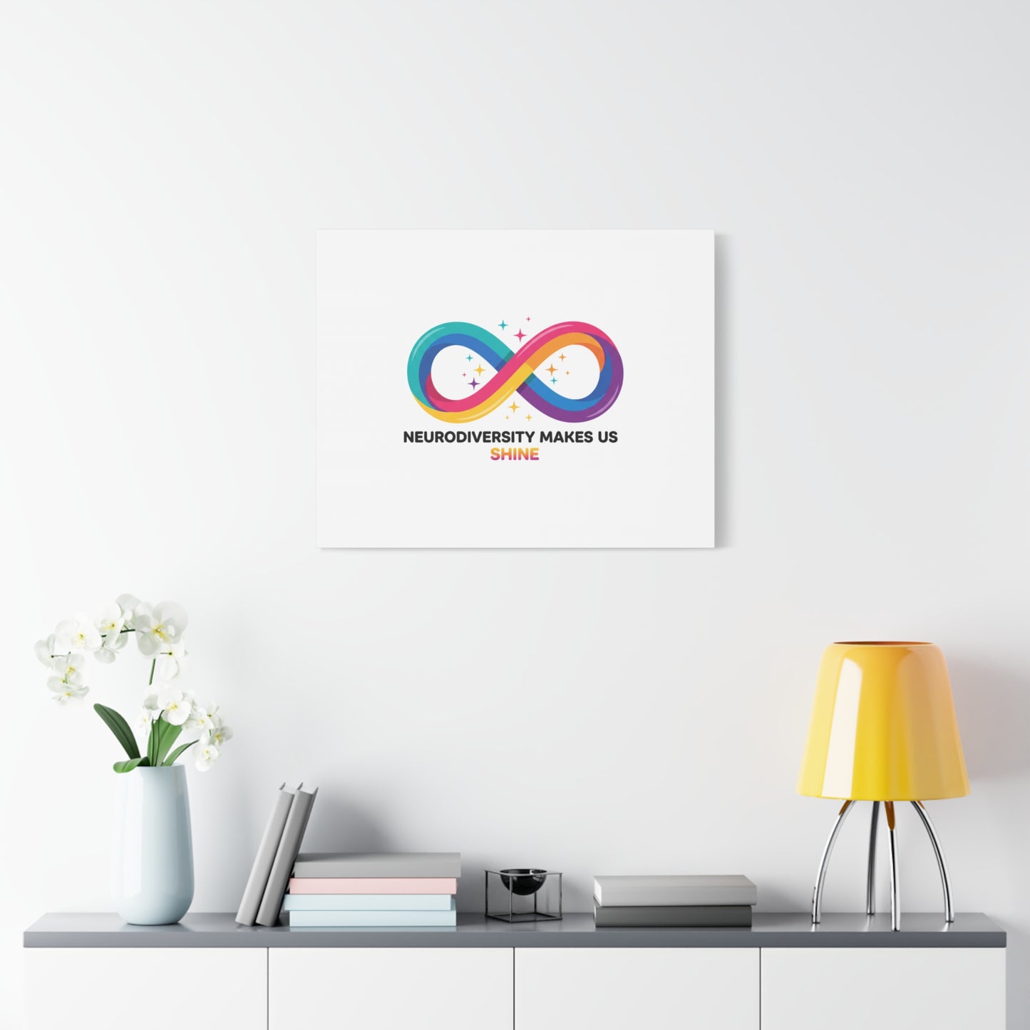 Neurodiversity Makes Us Shine Canvas | Autism Acceptance, Autistic Pride