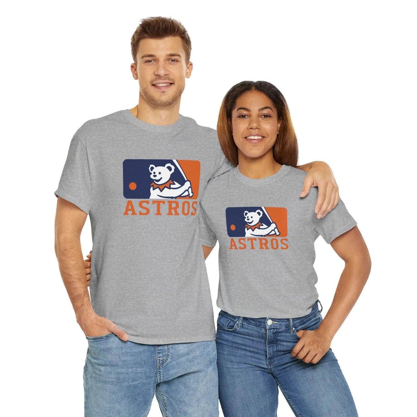 Houston Astros Original Dancing Bear MLB × Grateful Dead Tee