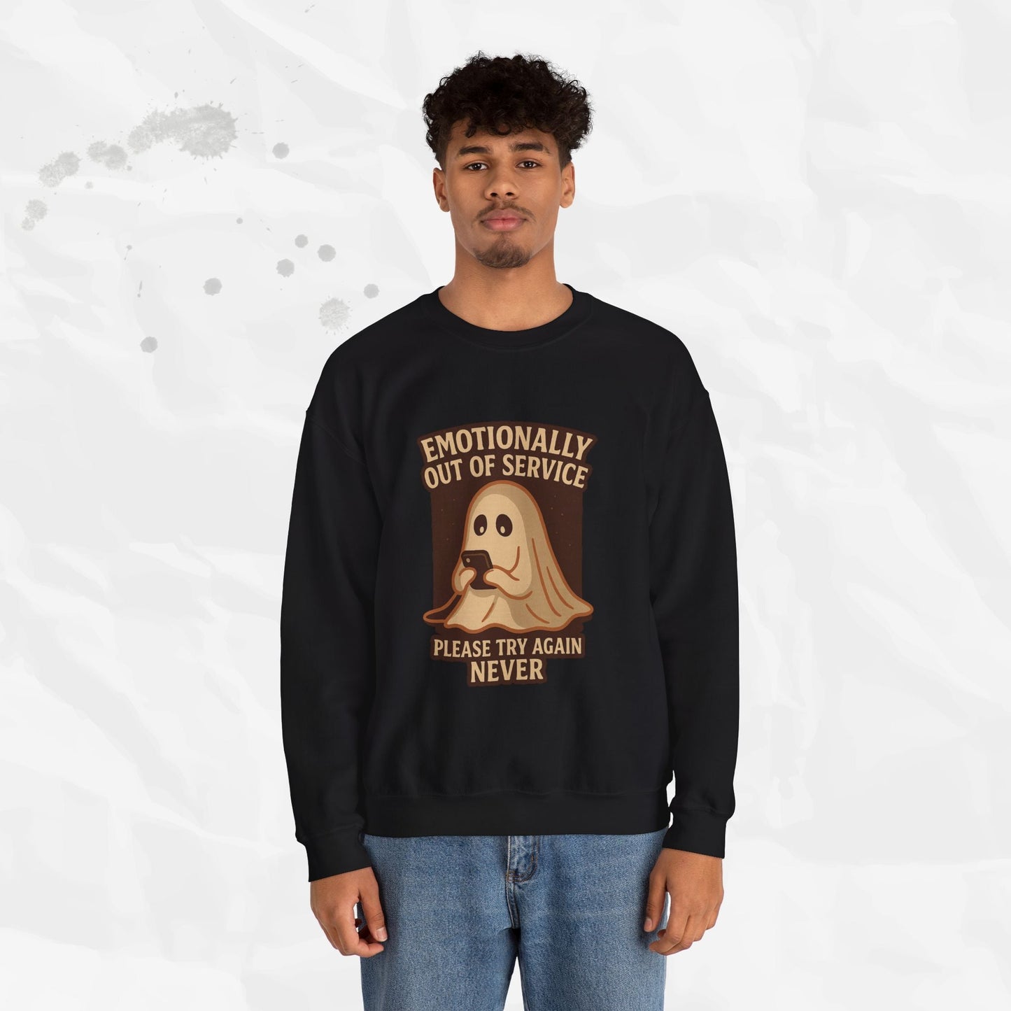 Emotionally Out of Service – Crewneck Sweatshirt
