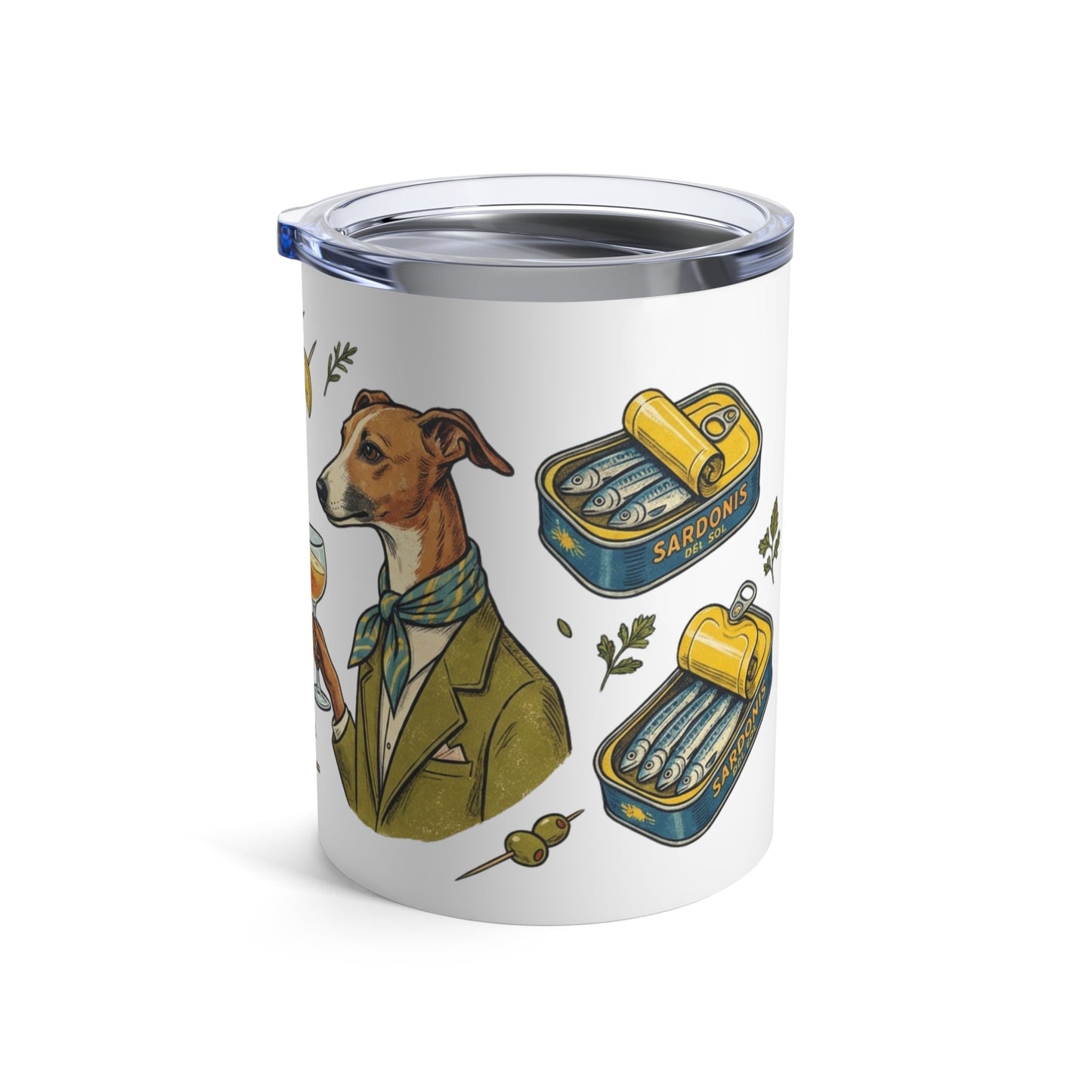 Tinned Fish Pups - Aperitivo Hour 12oz Short Tumbler